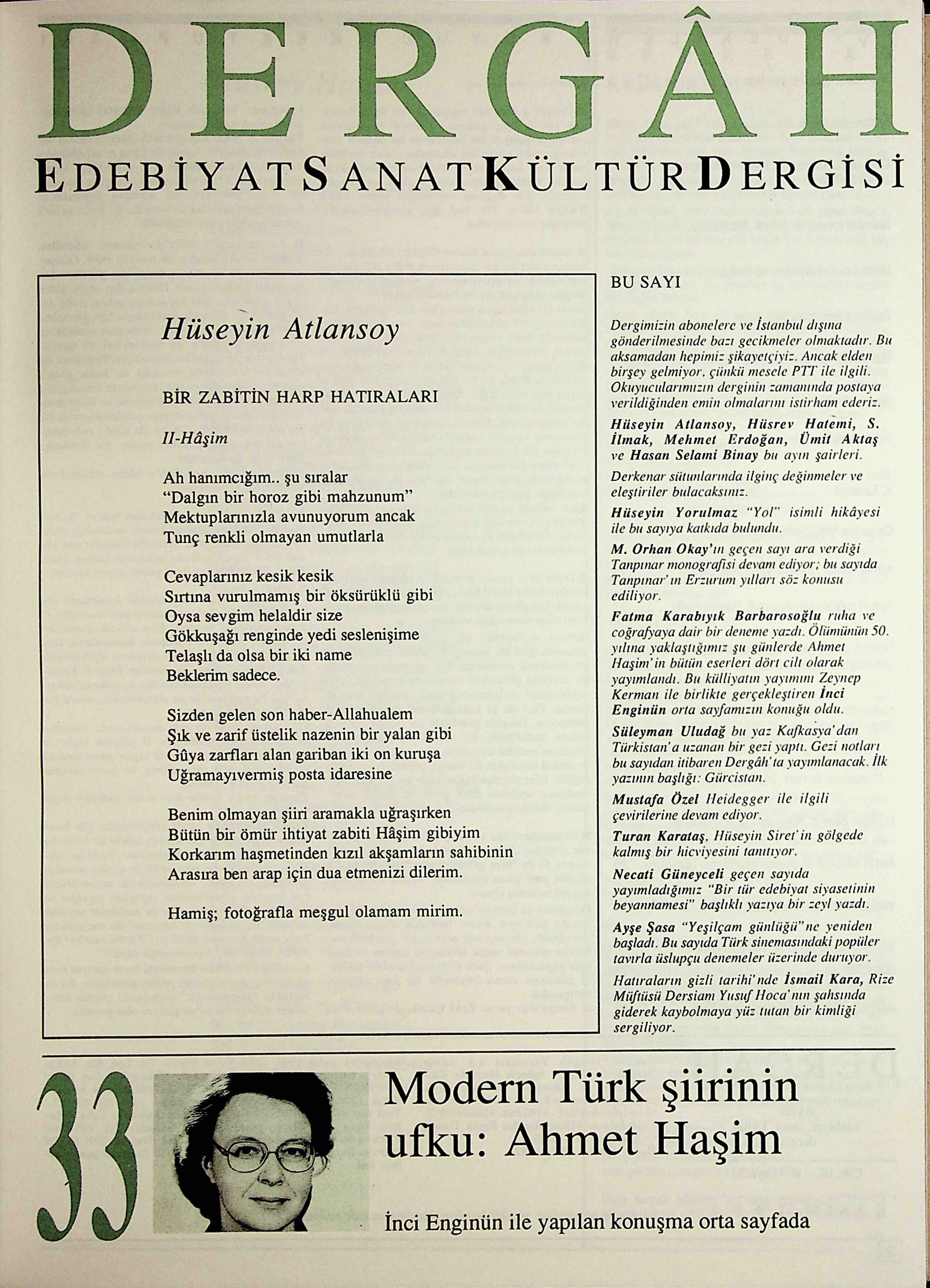 33. Sayı Kapağı