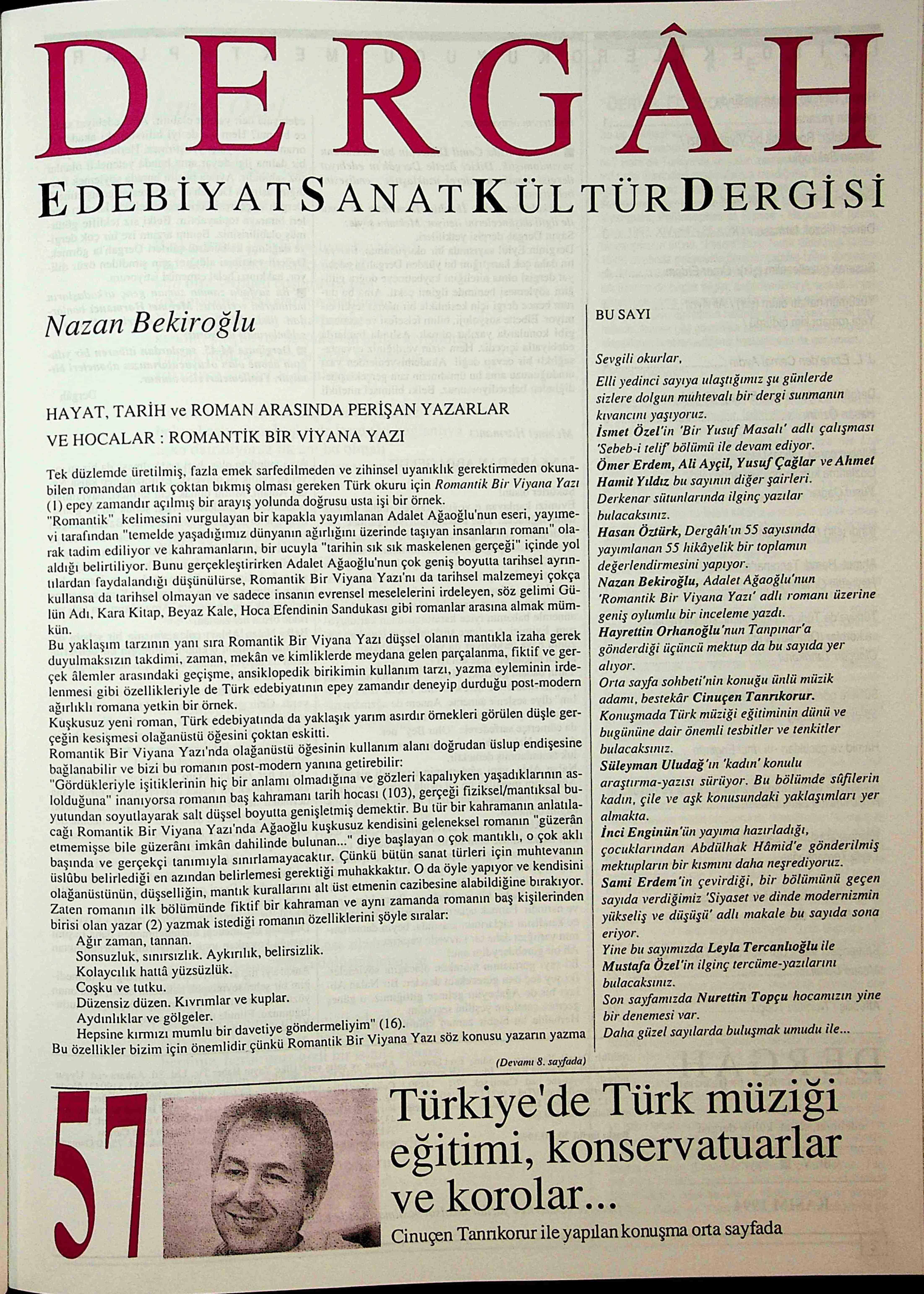 57. Sayı Kapağı