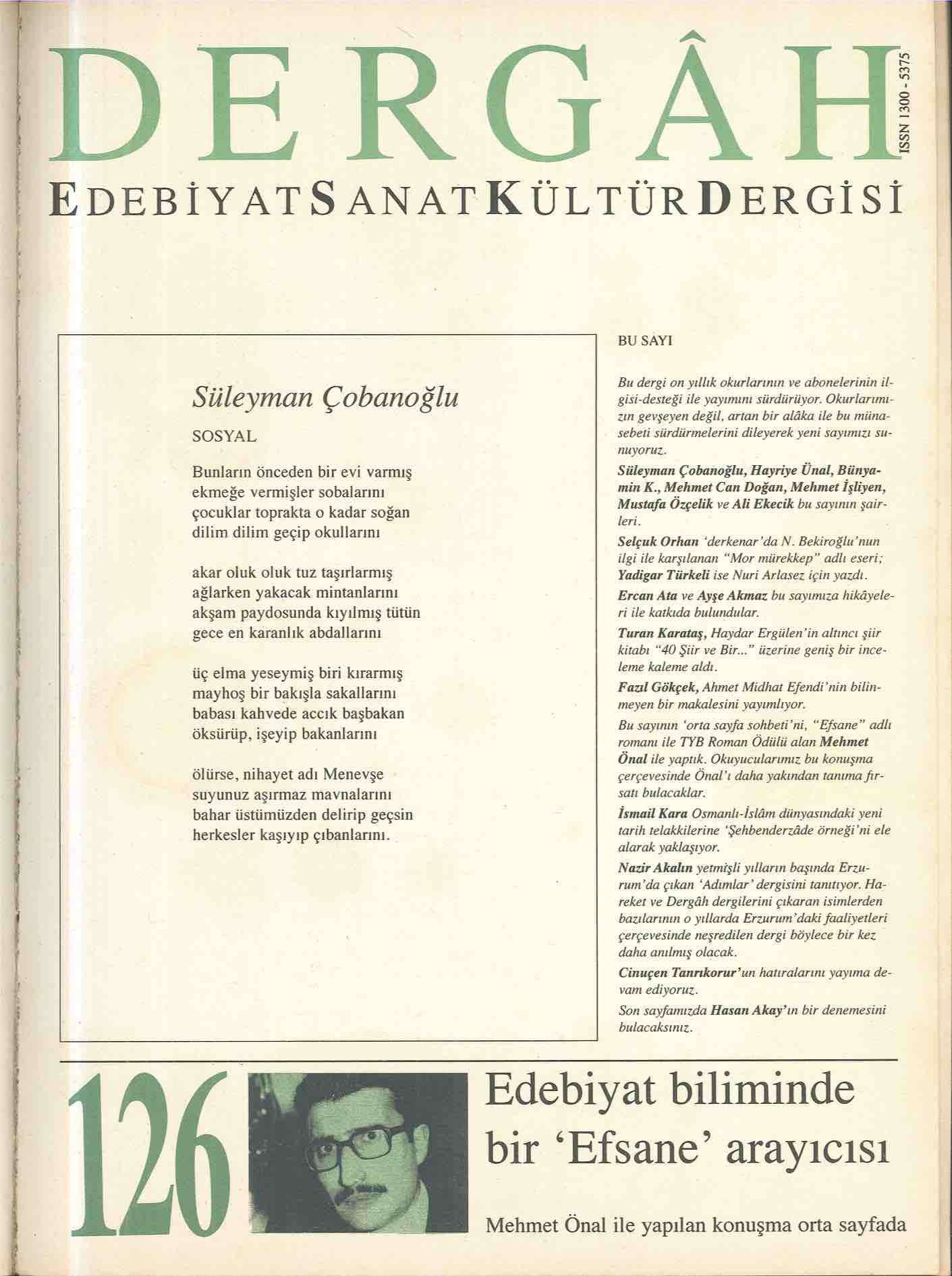 126. Sayı Kapağı