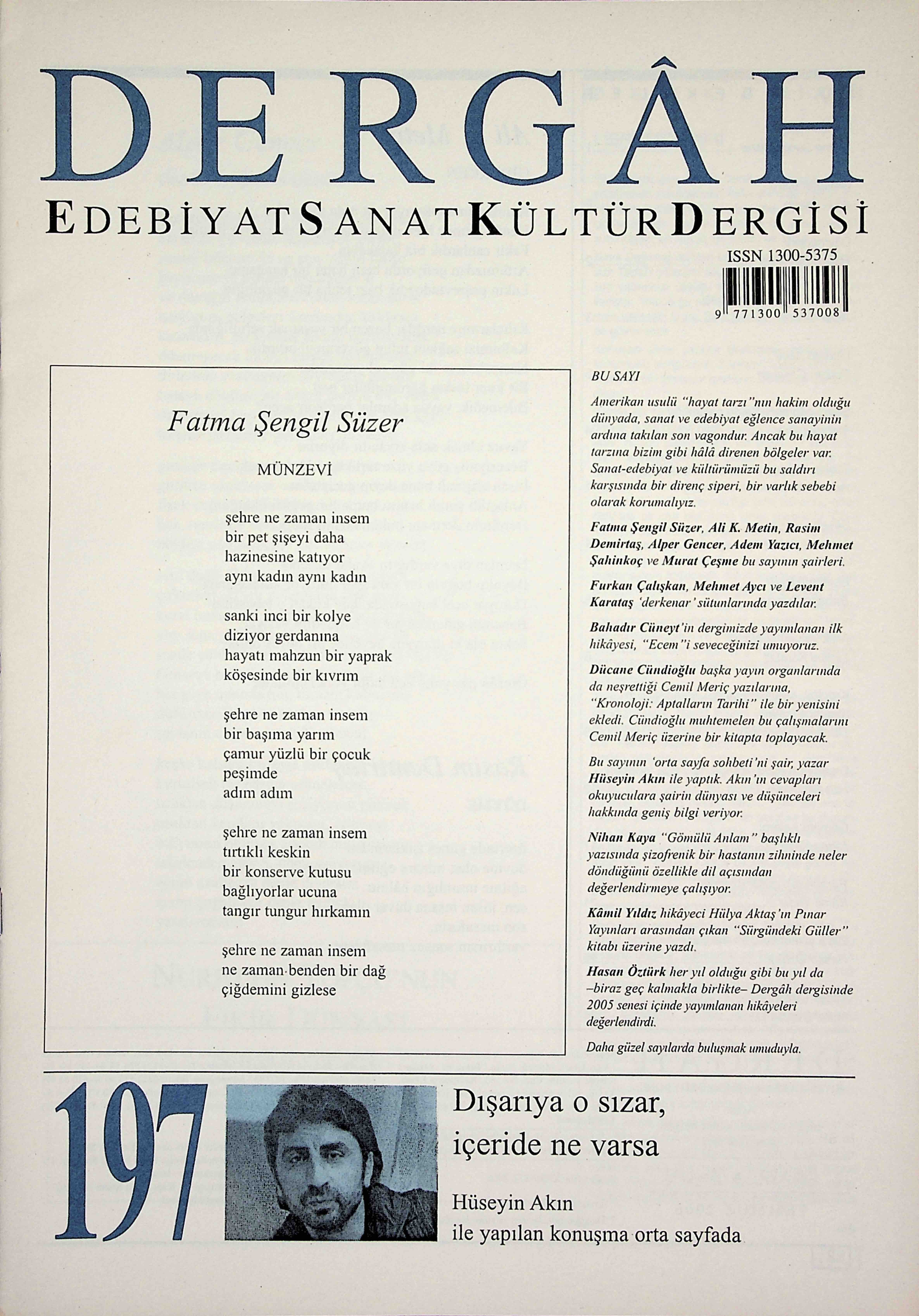 197. Sayı Kapağı
