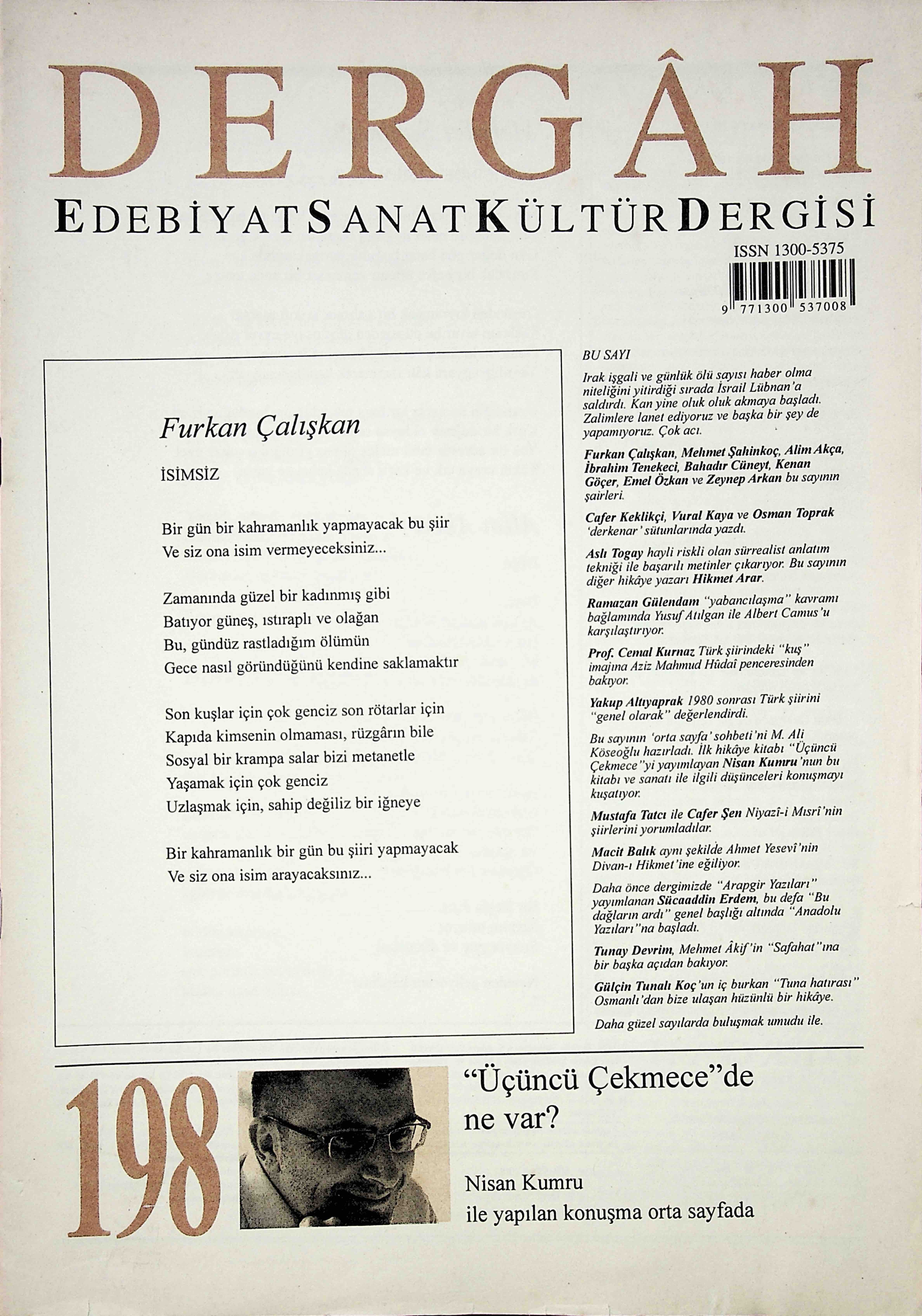 198. Sayı Kapağı