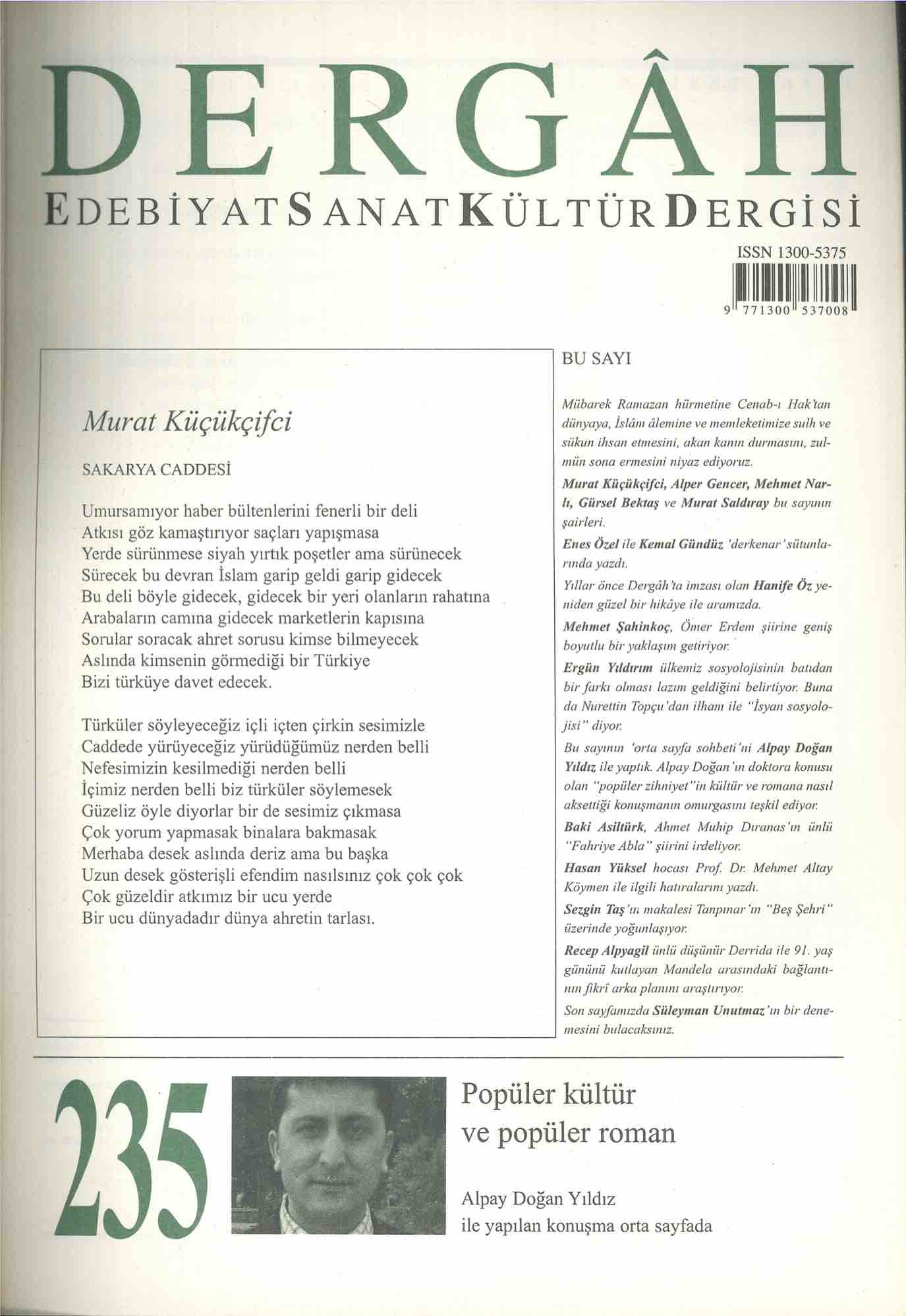 235. Sayı Kapağı