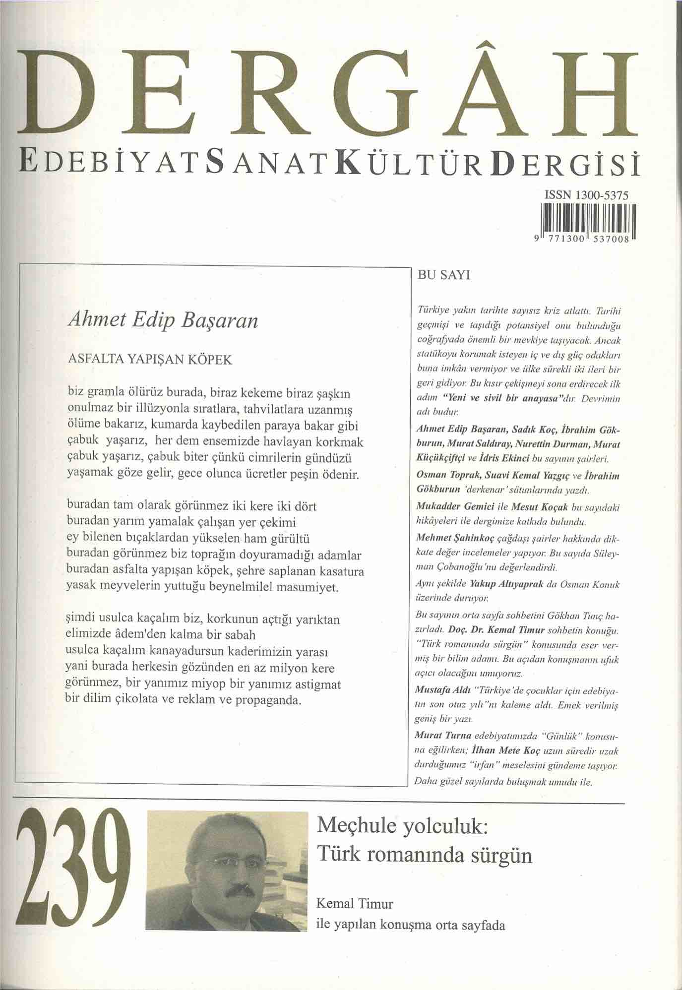 239. Sayı Kapağı