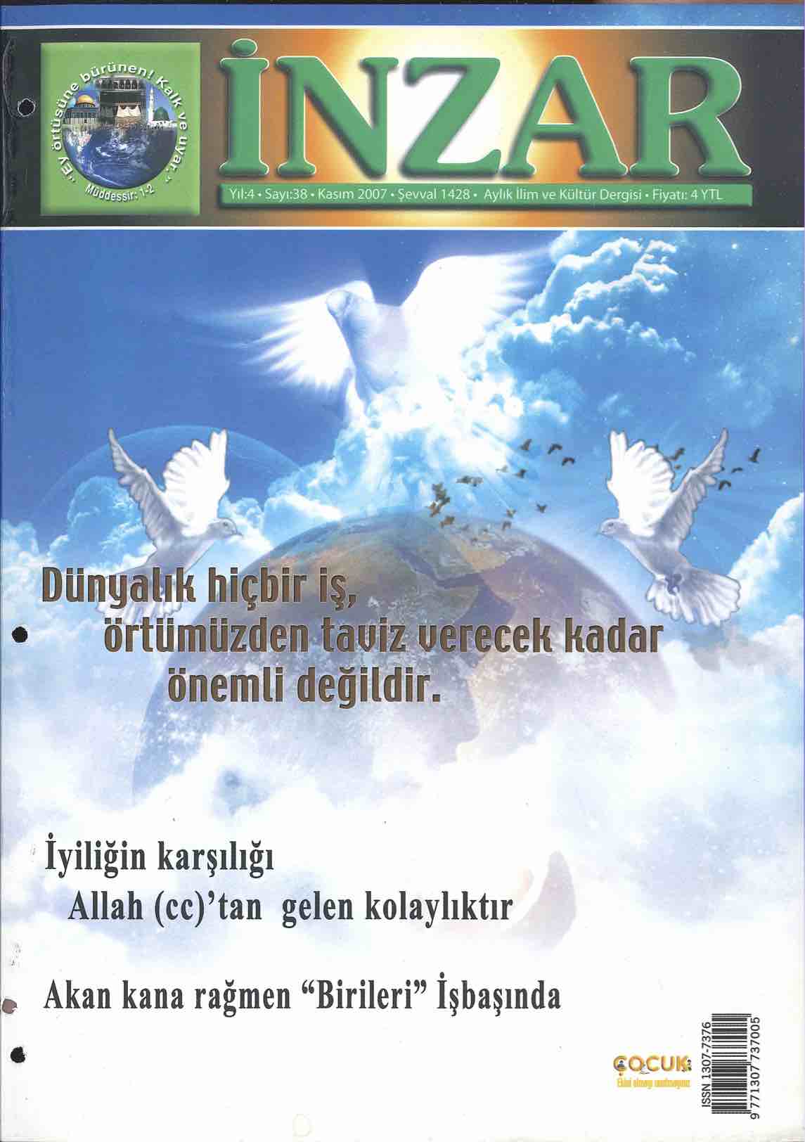 38. Sayı Kapağı