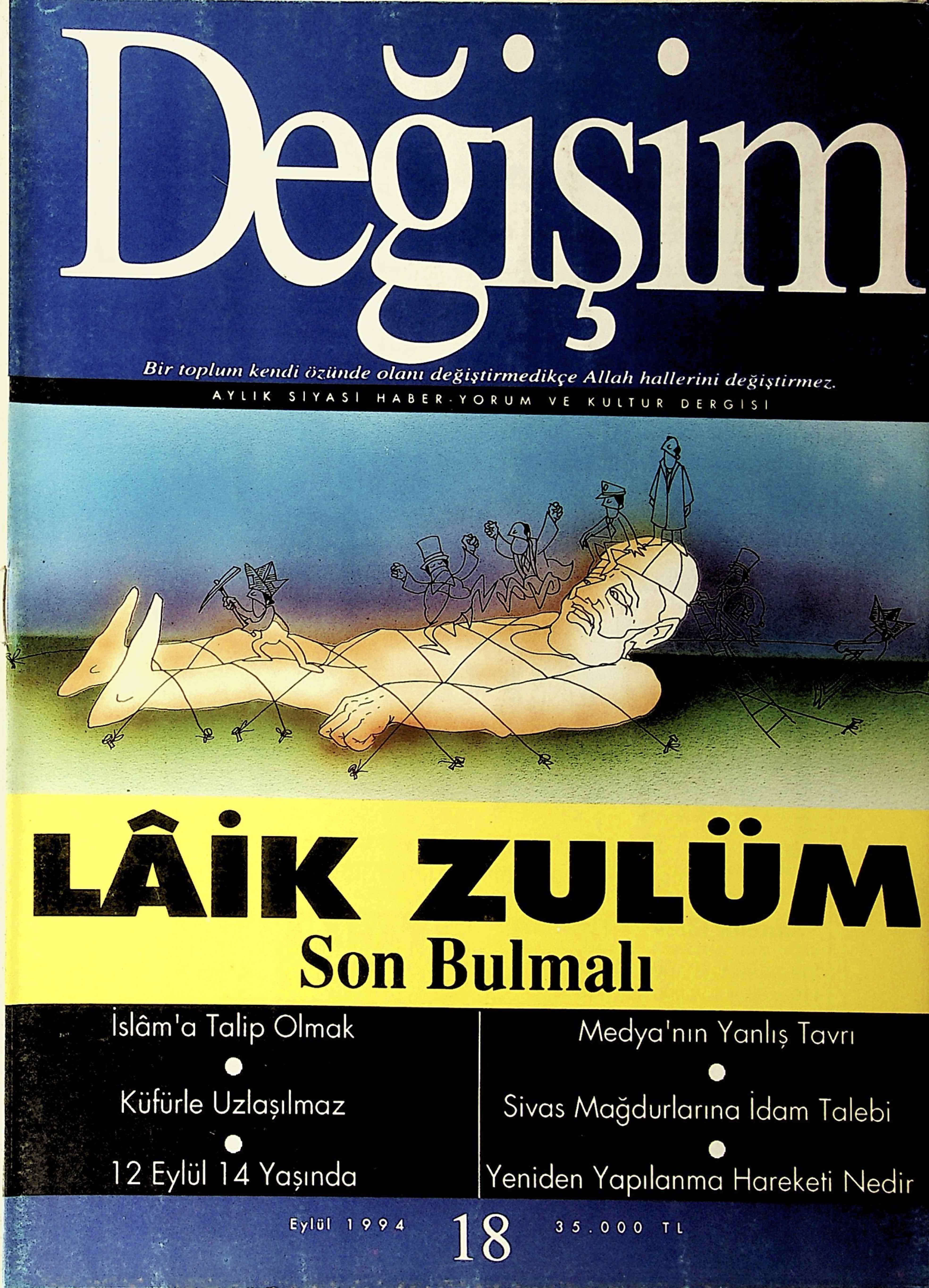 18. Sayı Kapağı
