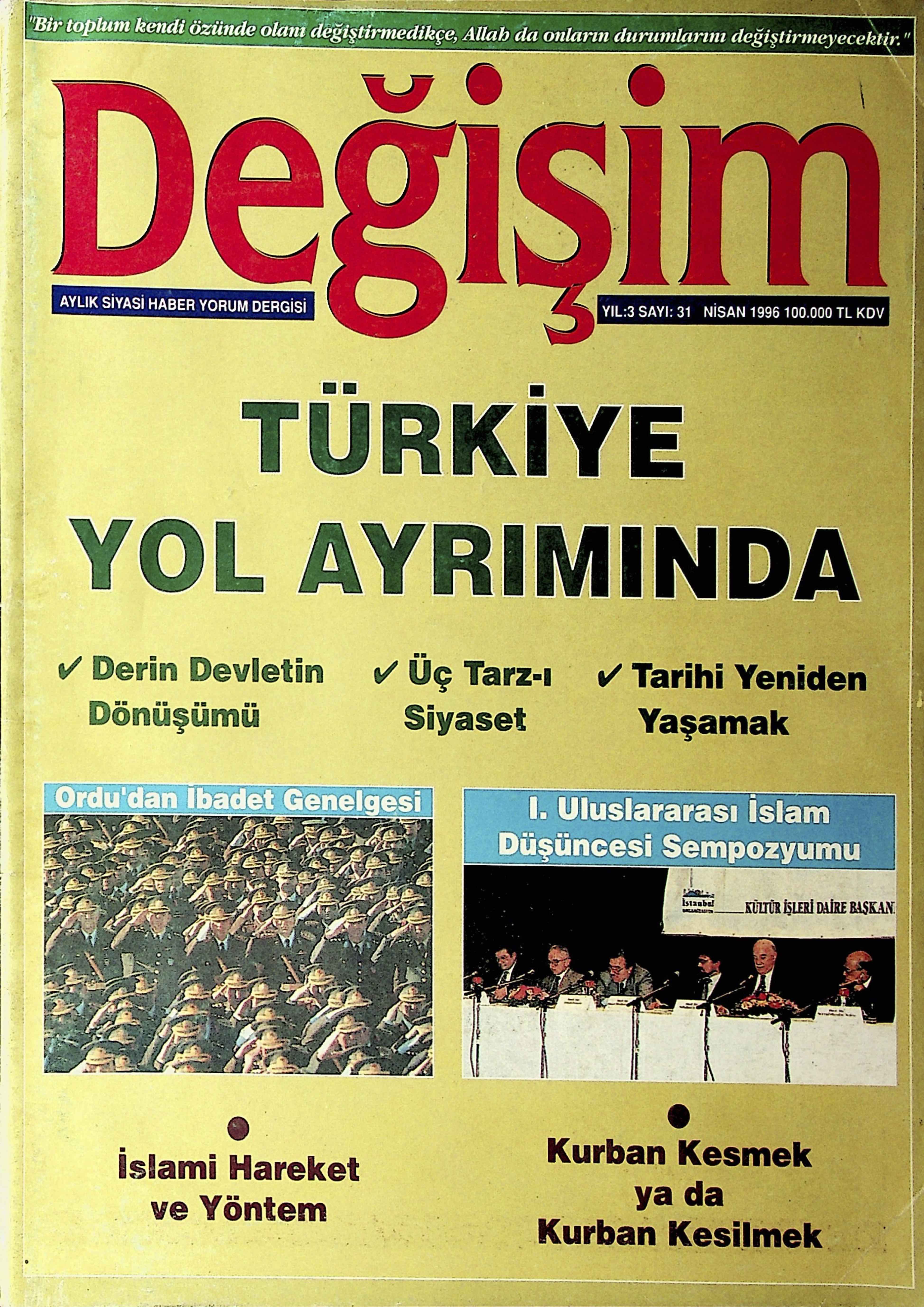 31. Sayı Kapağı