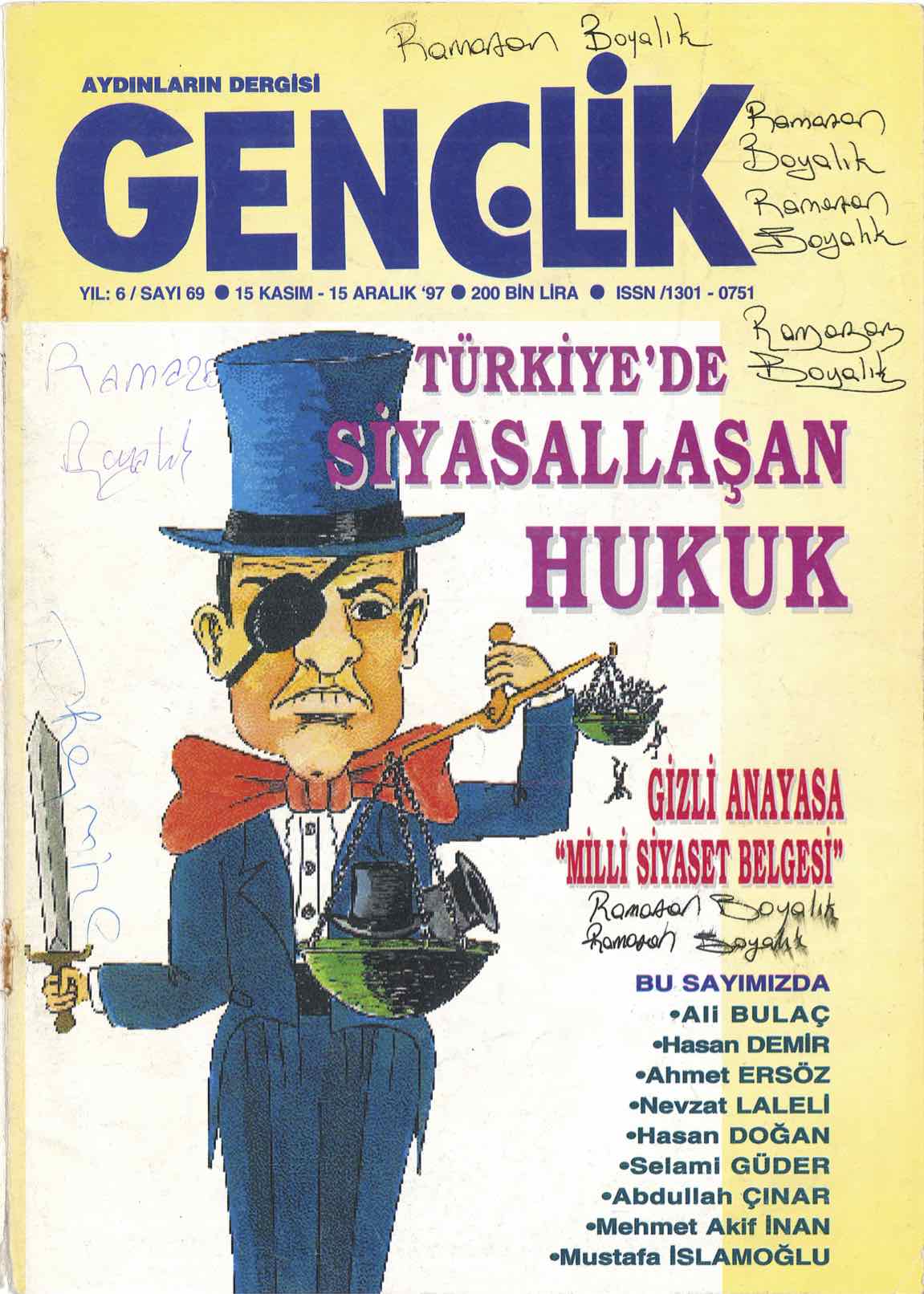 69. Sayı Kapağı