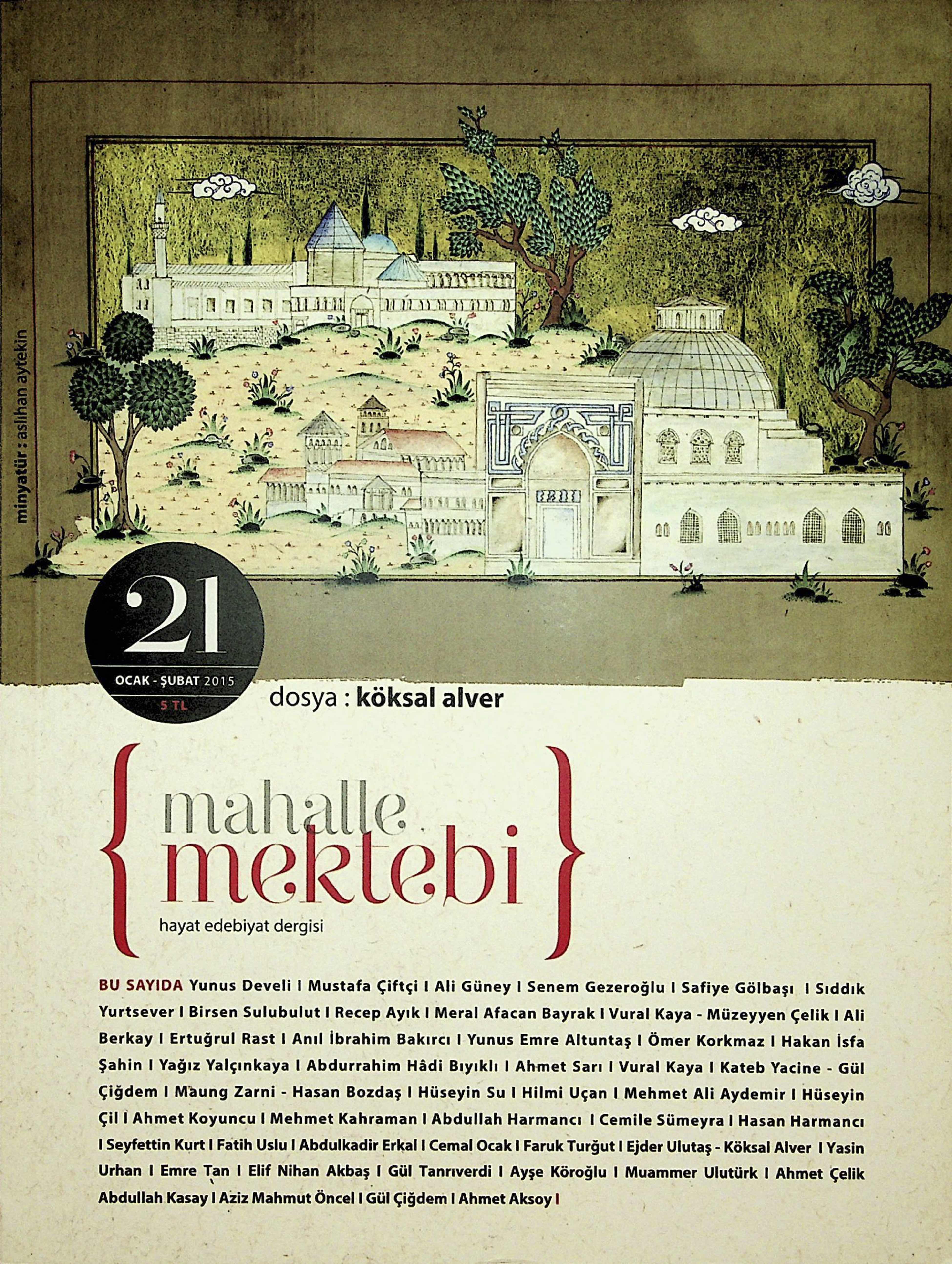 21. Sayı Kapağı