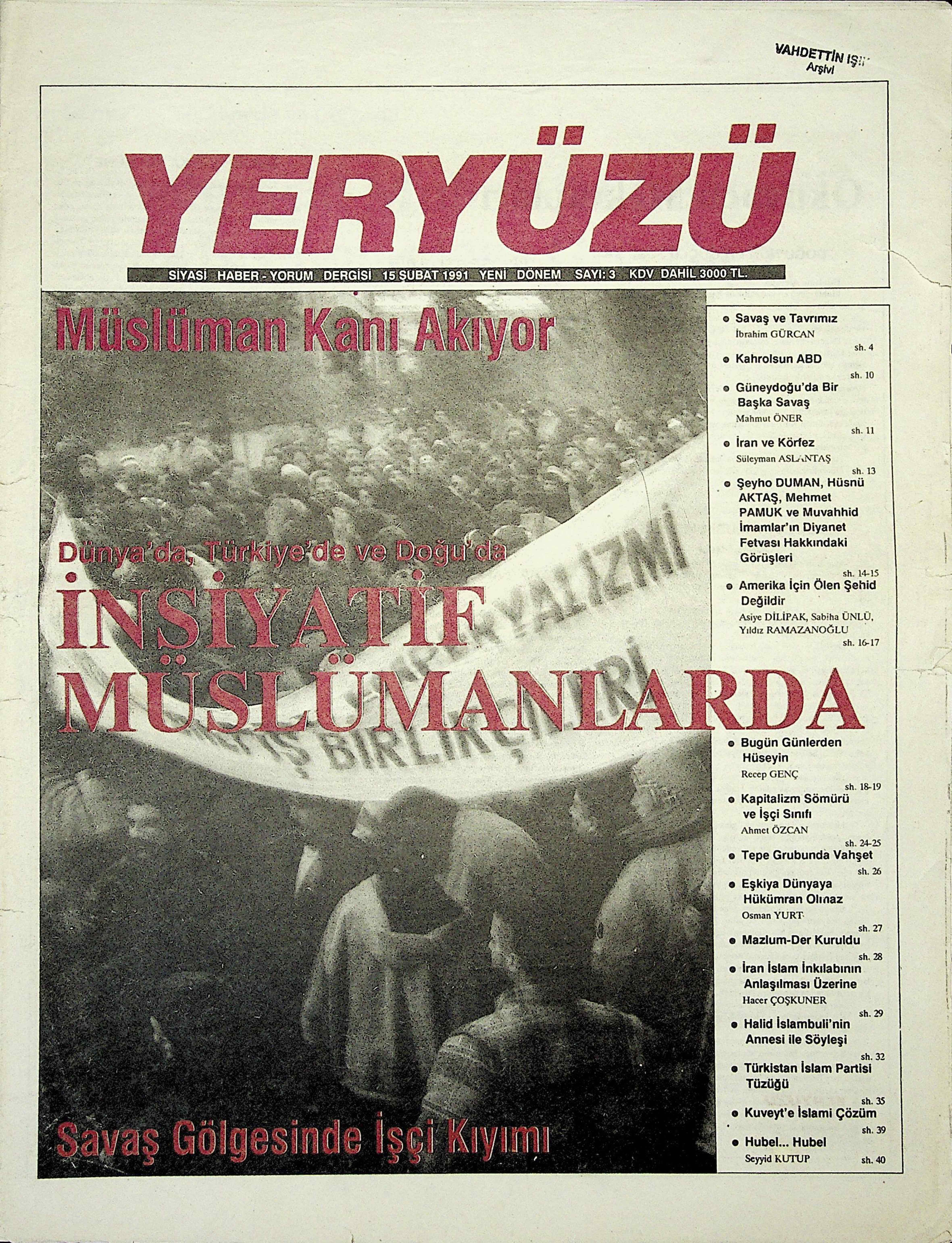 3. Sayı Kapağı