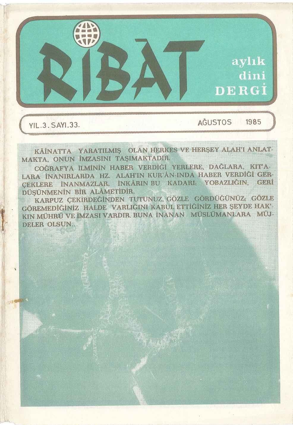 33. Sayı Kapağı