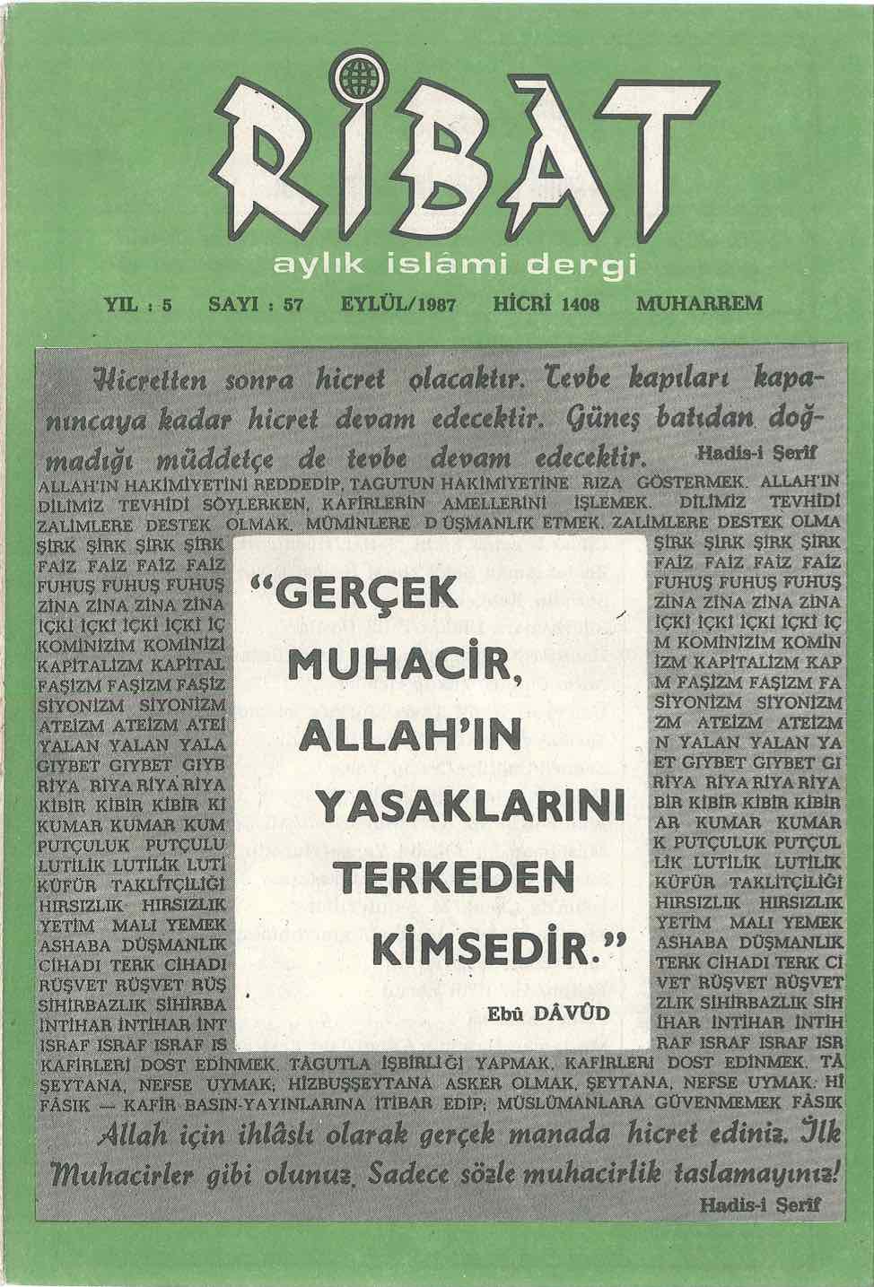57. Sayı Kapağı