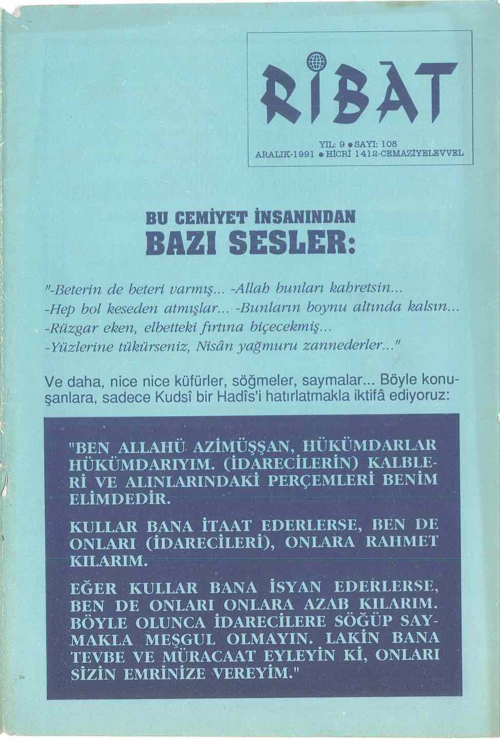 108. Sayı Kapağı