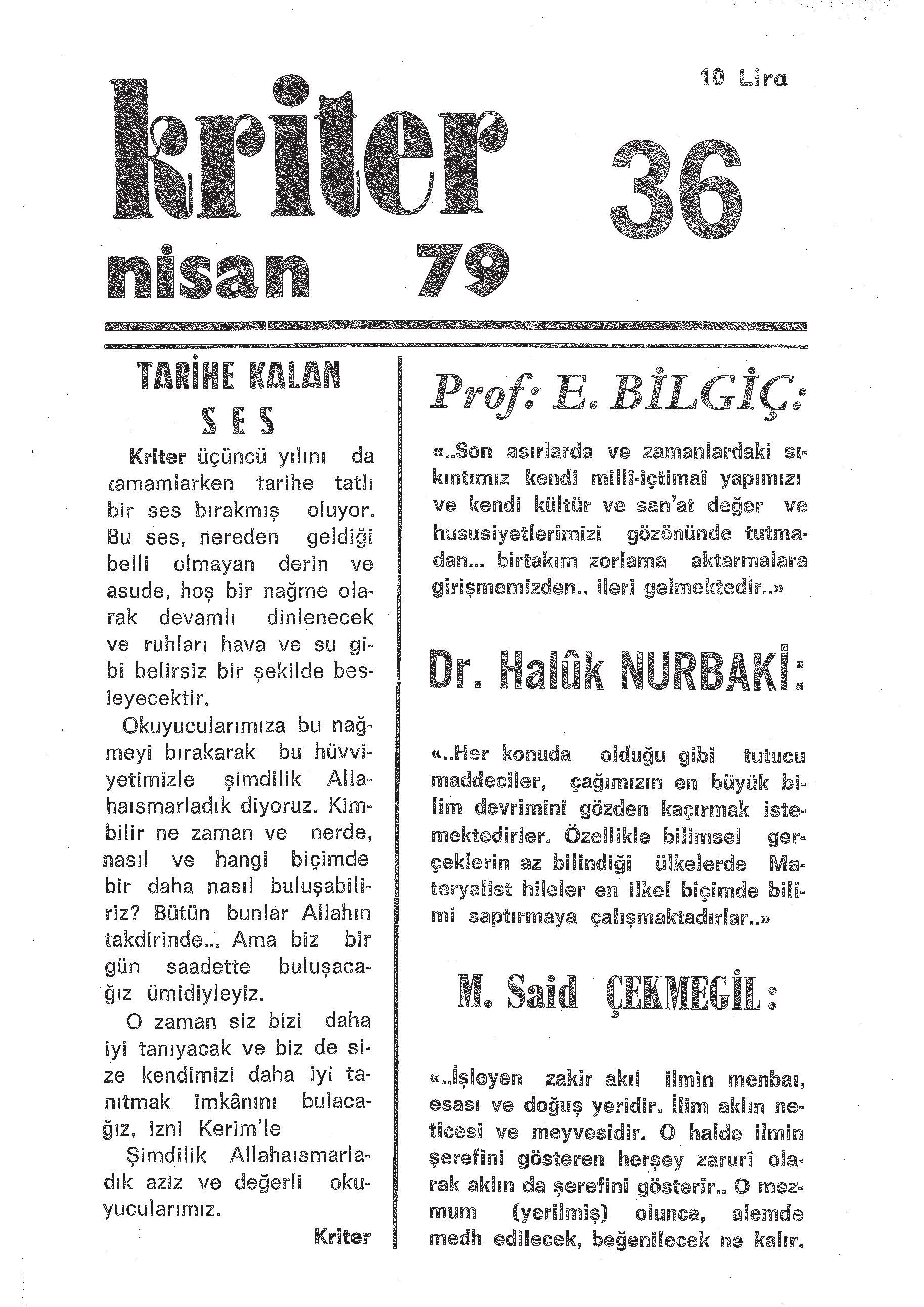 3. Cilt 36. Sayı Kapağı