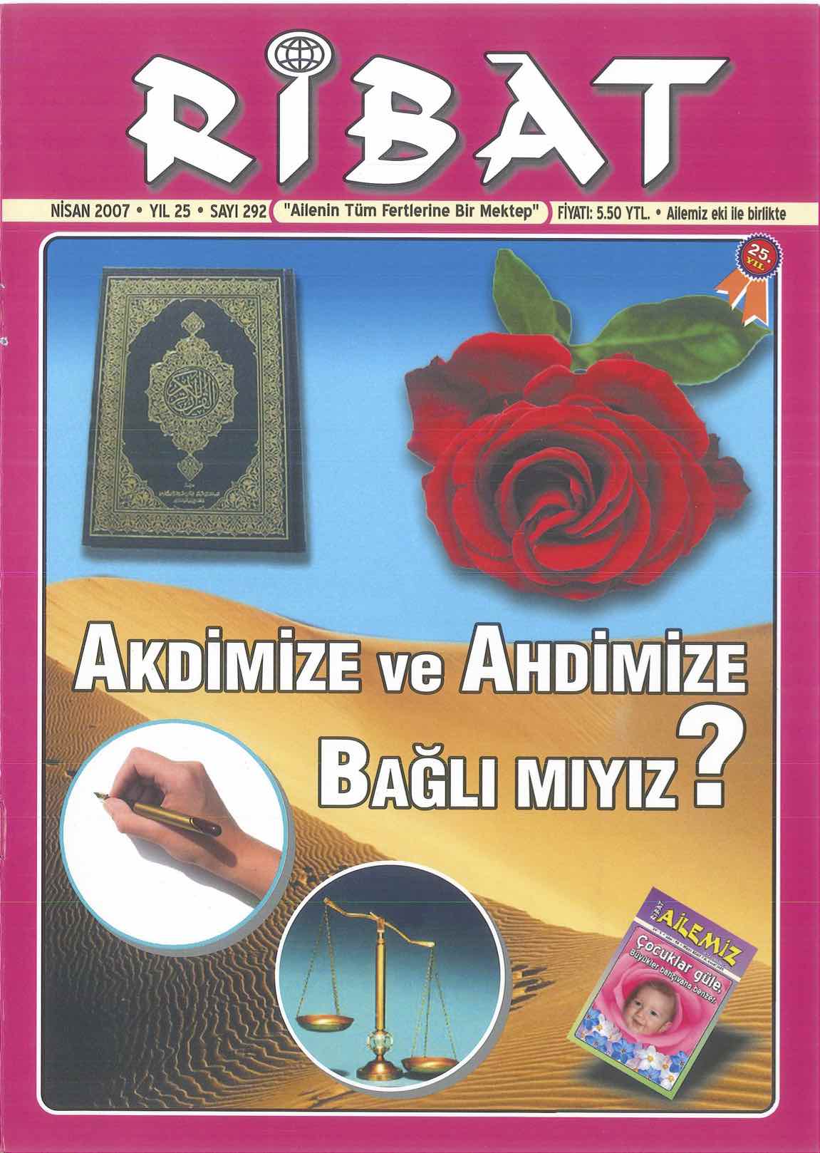 292. Sayı Kapağı