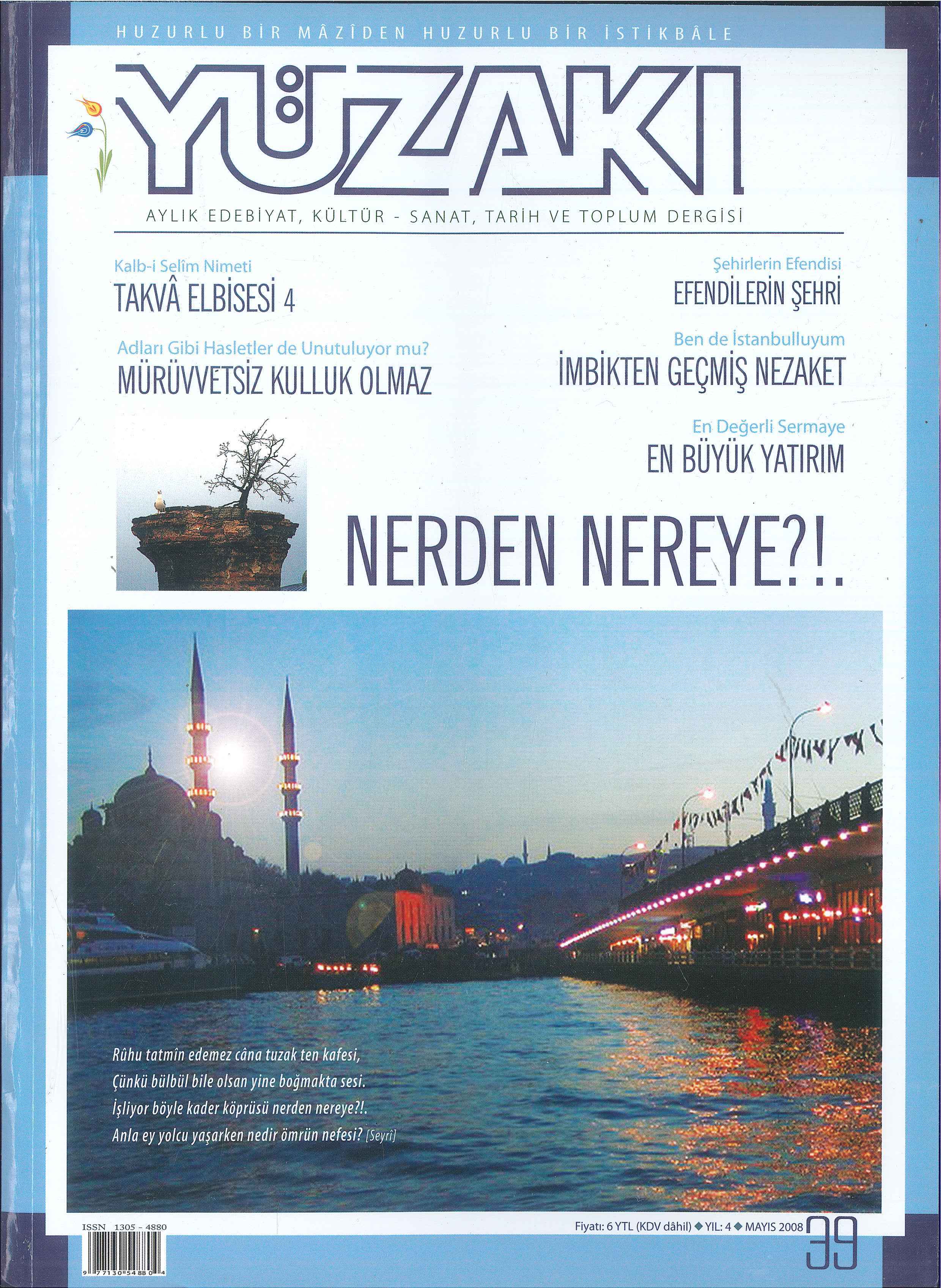 39. Sayı Kapağı