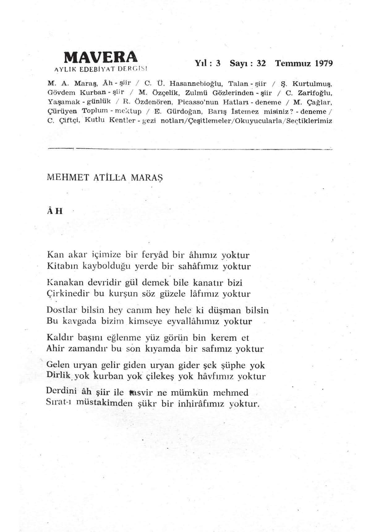 3. Cilt 32. Sayı Kapağı