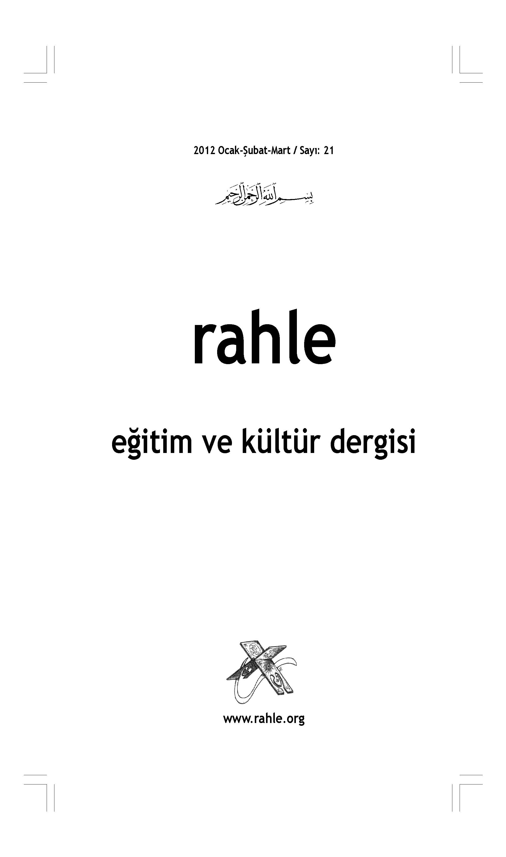 21. Sayı Kapağı