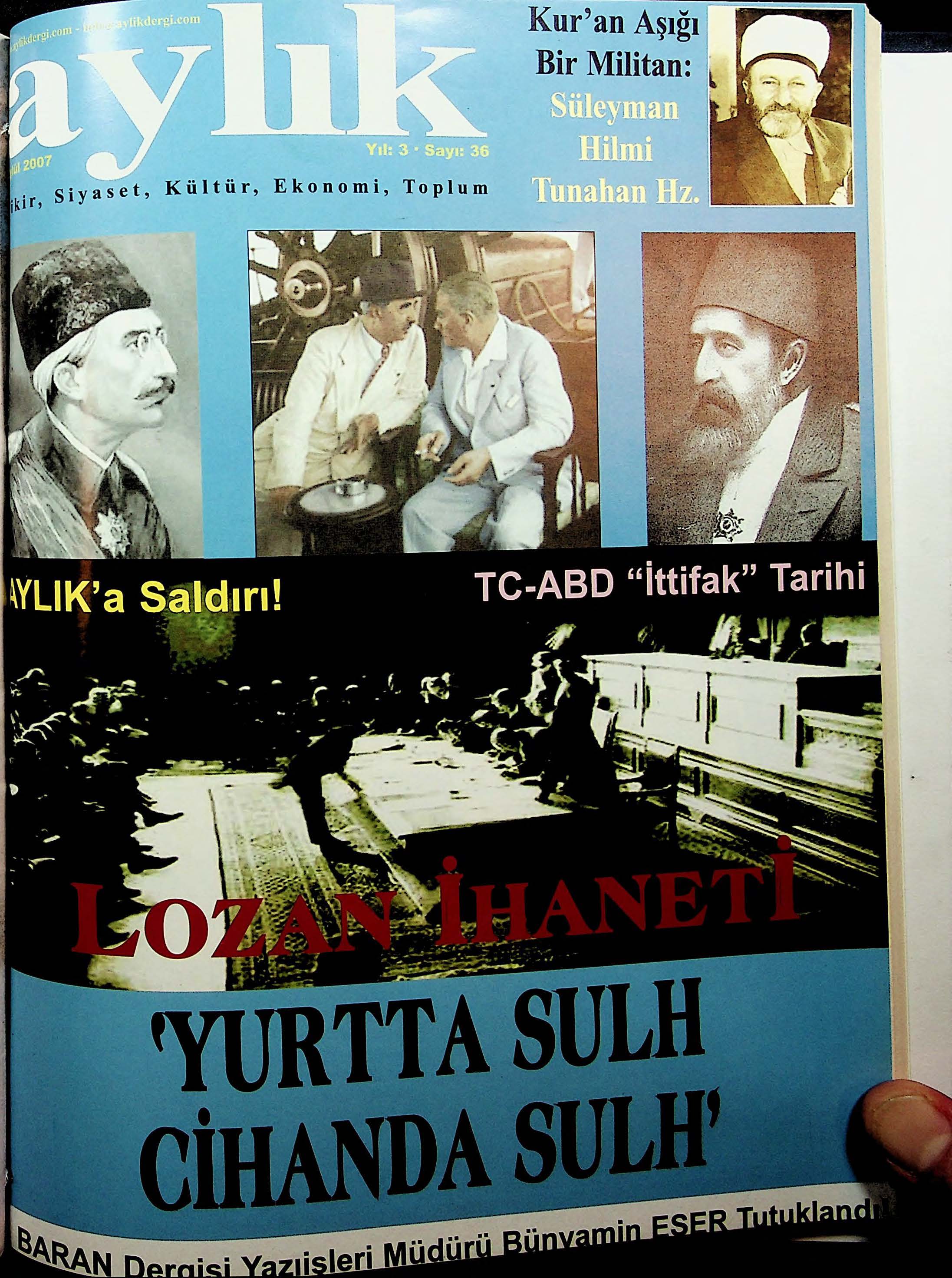 36. Sayı Kapağı