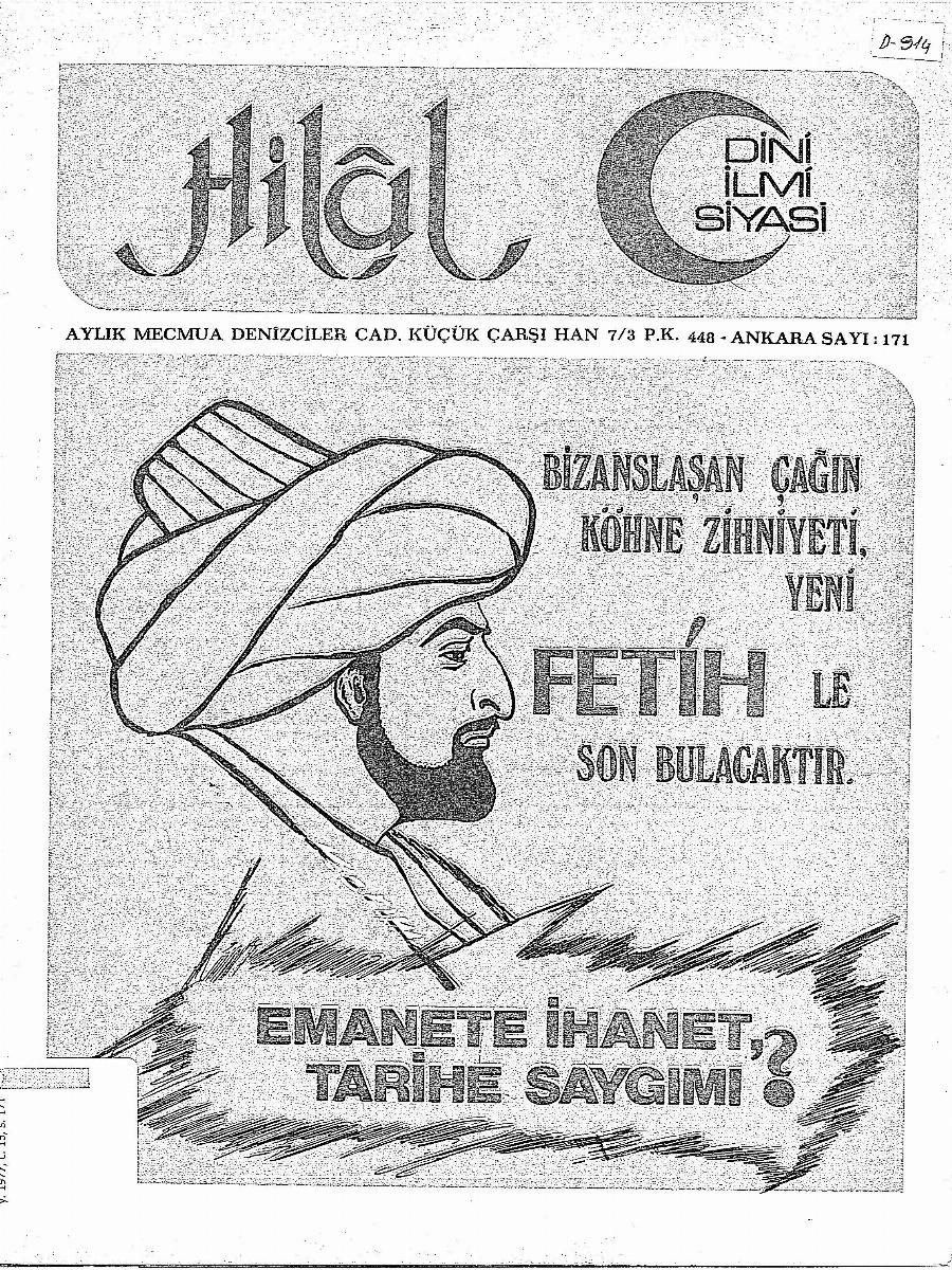 15. Cilt 171. Sayı Kapağı