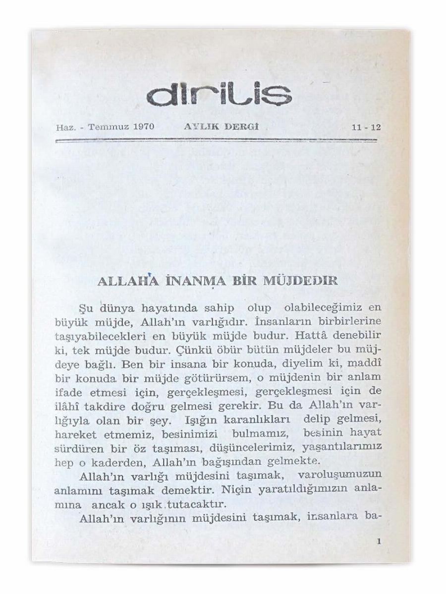 3. Cilt 11-12. Sayı Kapağı