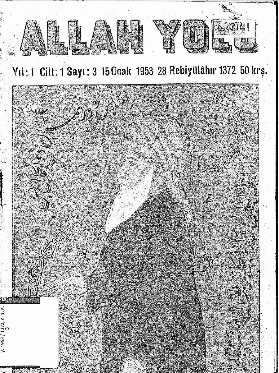 1. Cilt 3. Sayı Kapağı