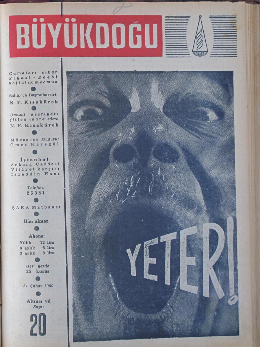 5. Cilt 20. Sayı Kapağı