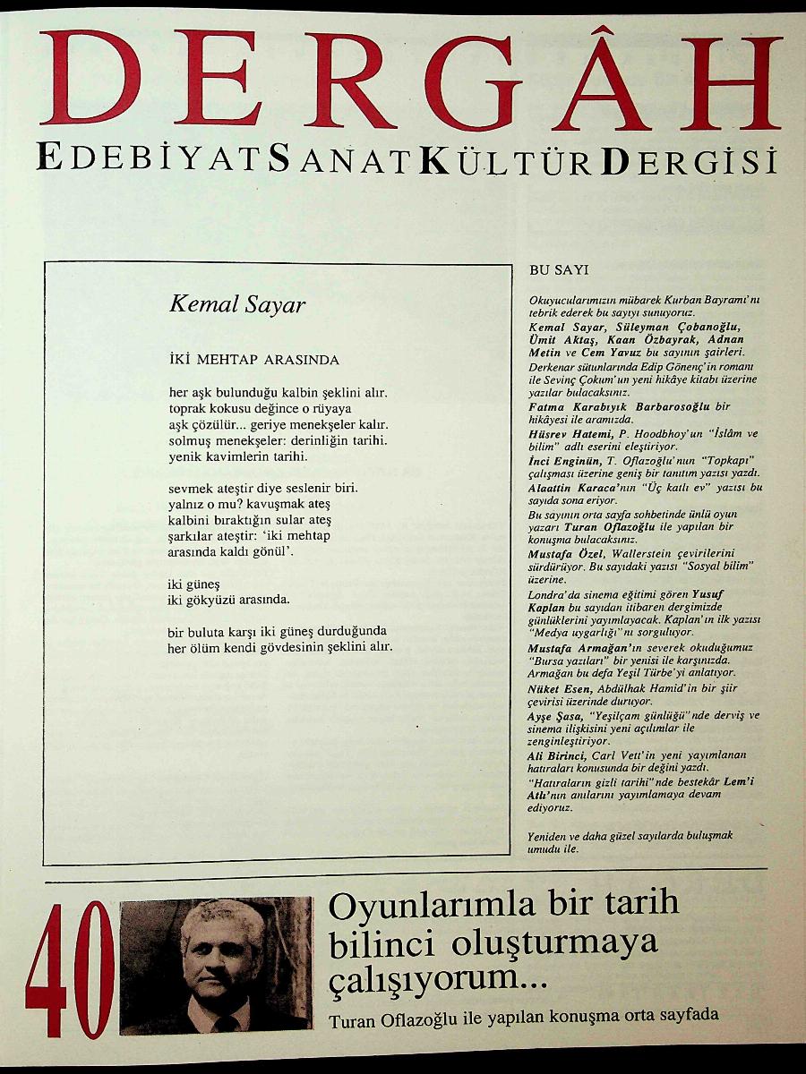 40. Sayı Kapağı