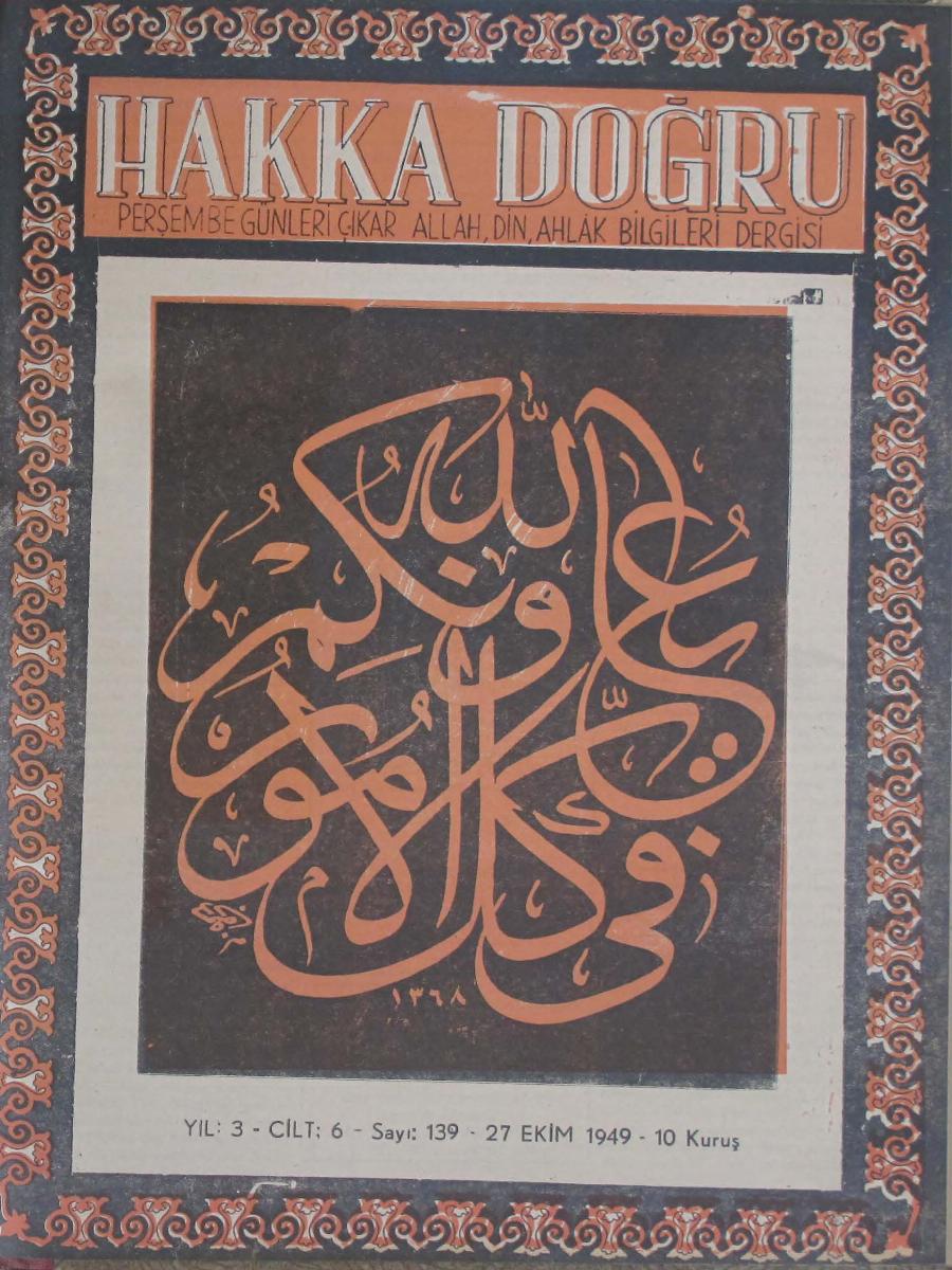 6. Cilt 139. Sayı Kapağı