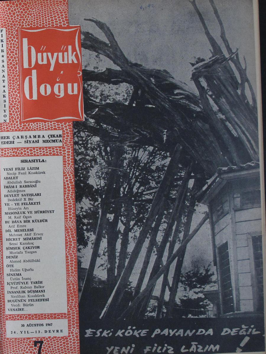 13. Cilt 7. Sayı Kapağı