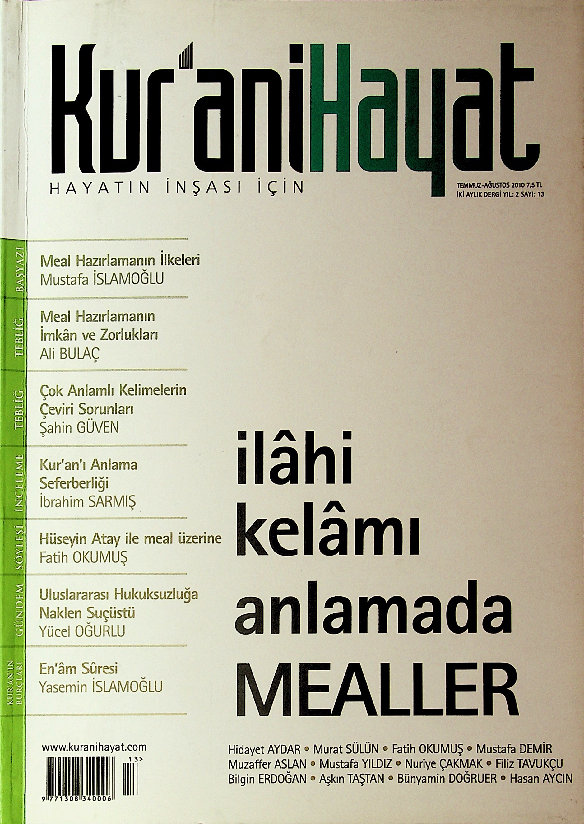 13. Sayı Kapağı