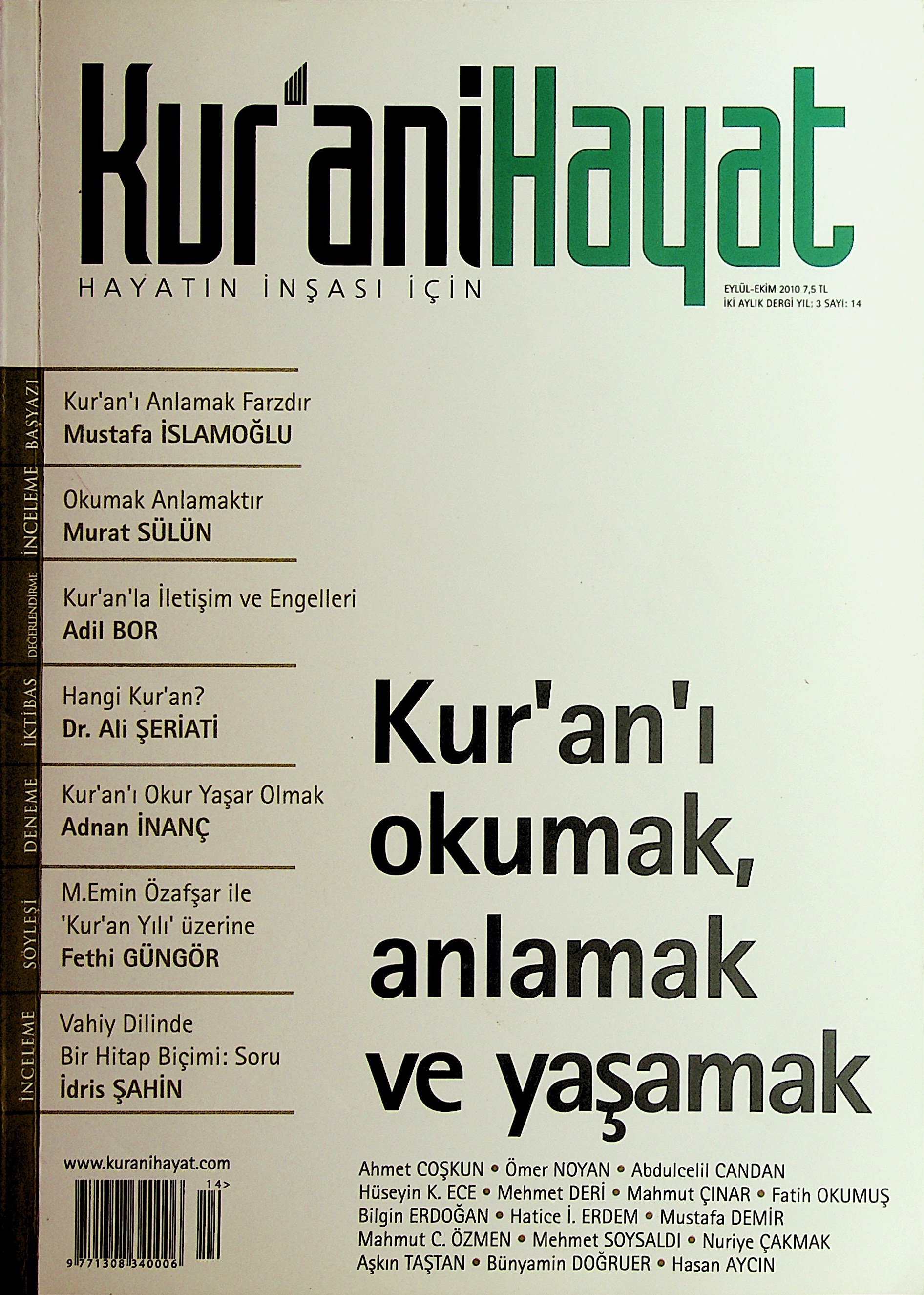 14. Sayı Kapağı
