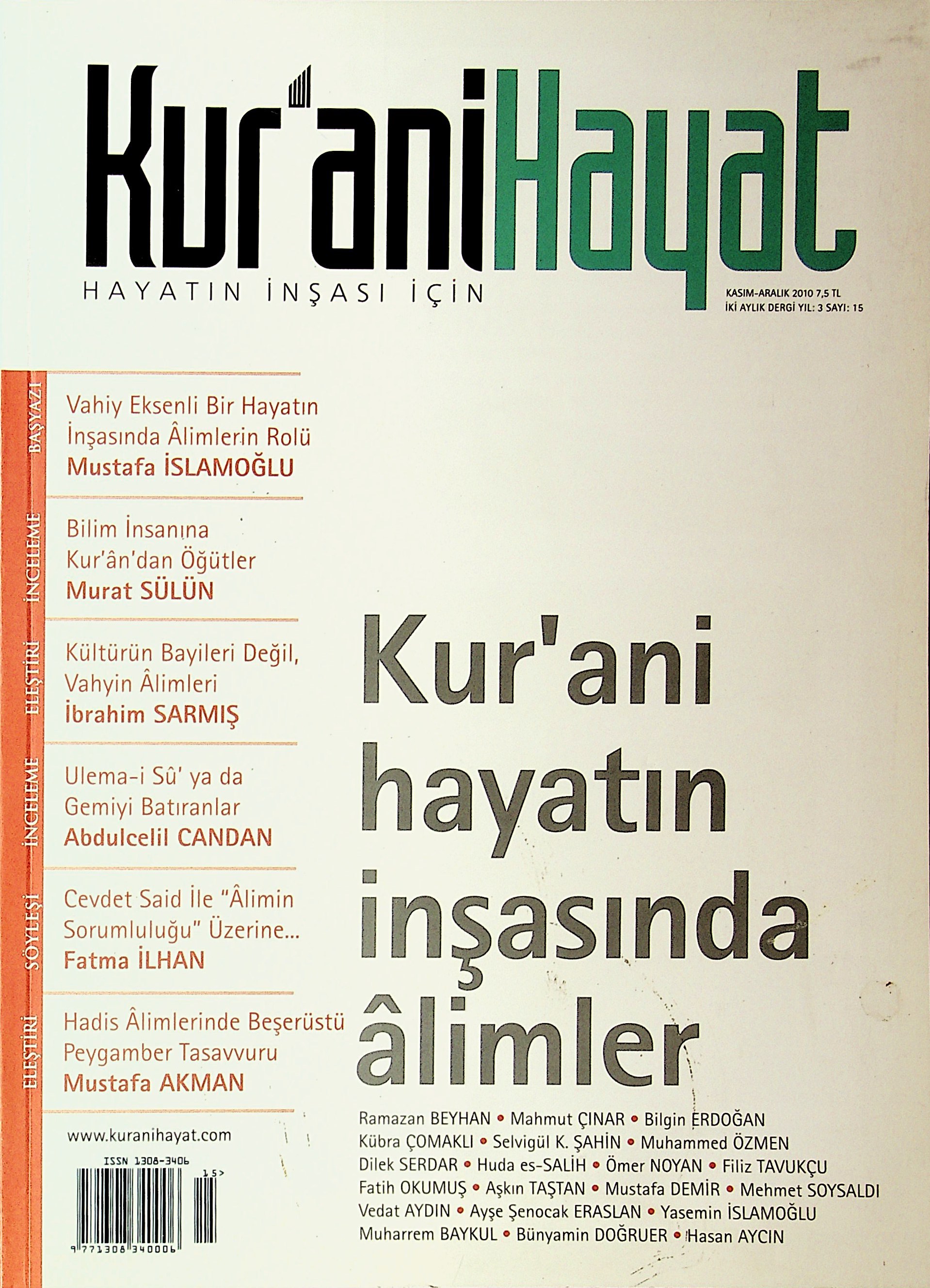 15. Sayı Kapağı