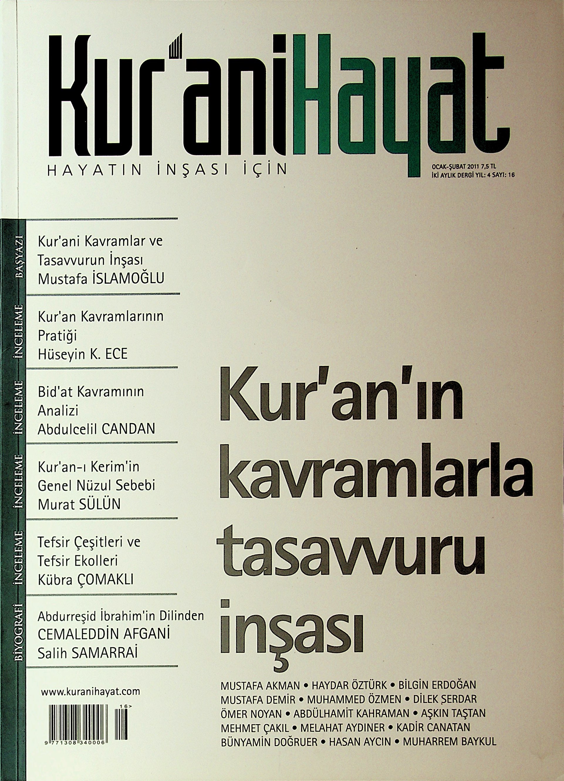 16. Sayı Kapağı