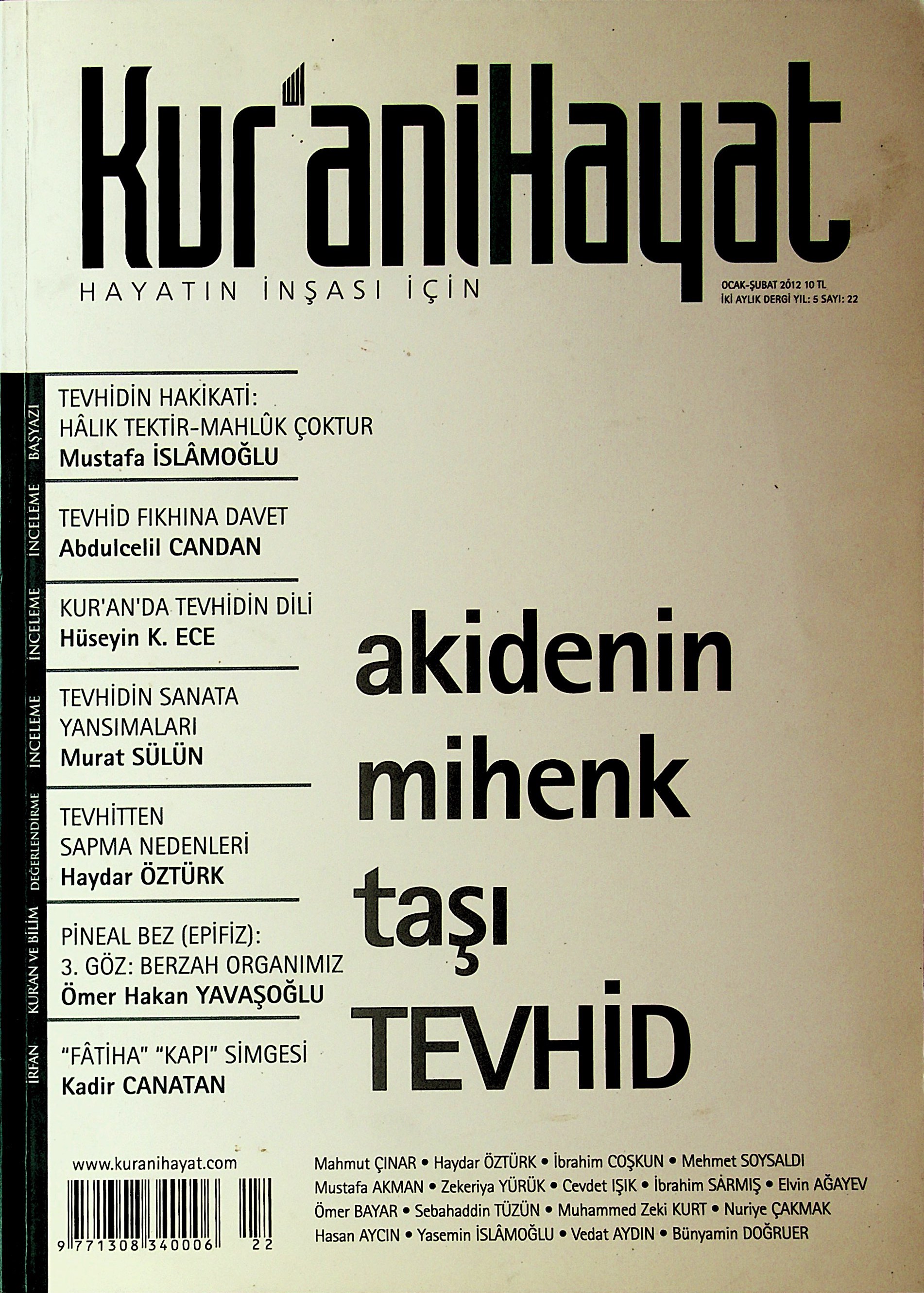 22. Sayı Kapağı