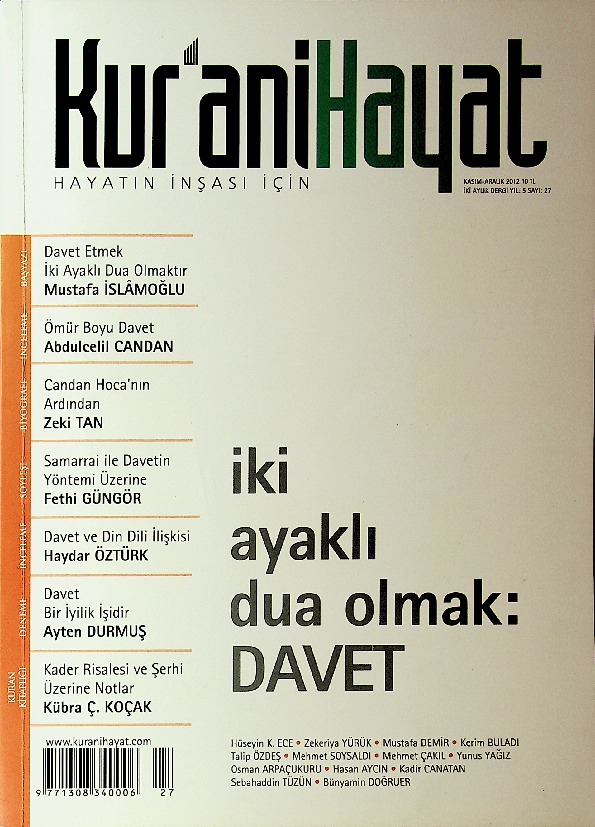 27. Sayı Kapağı