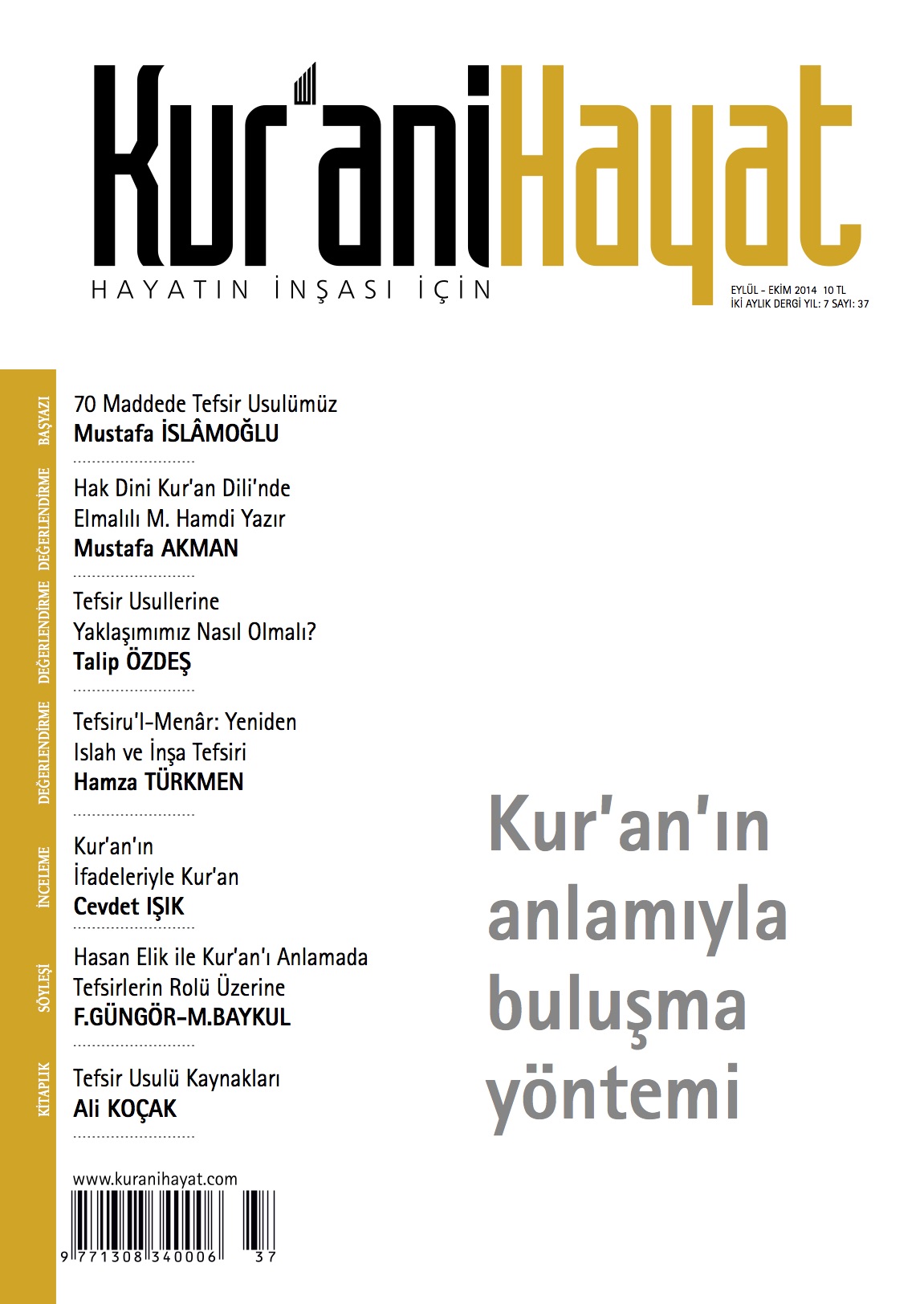37. Sayı Kapağı