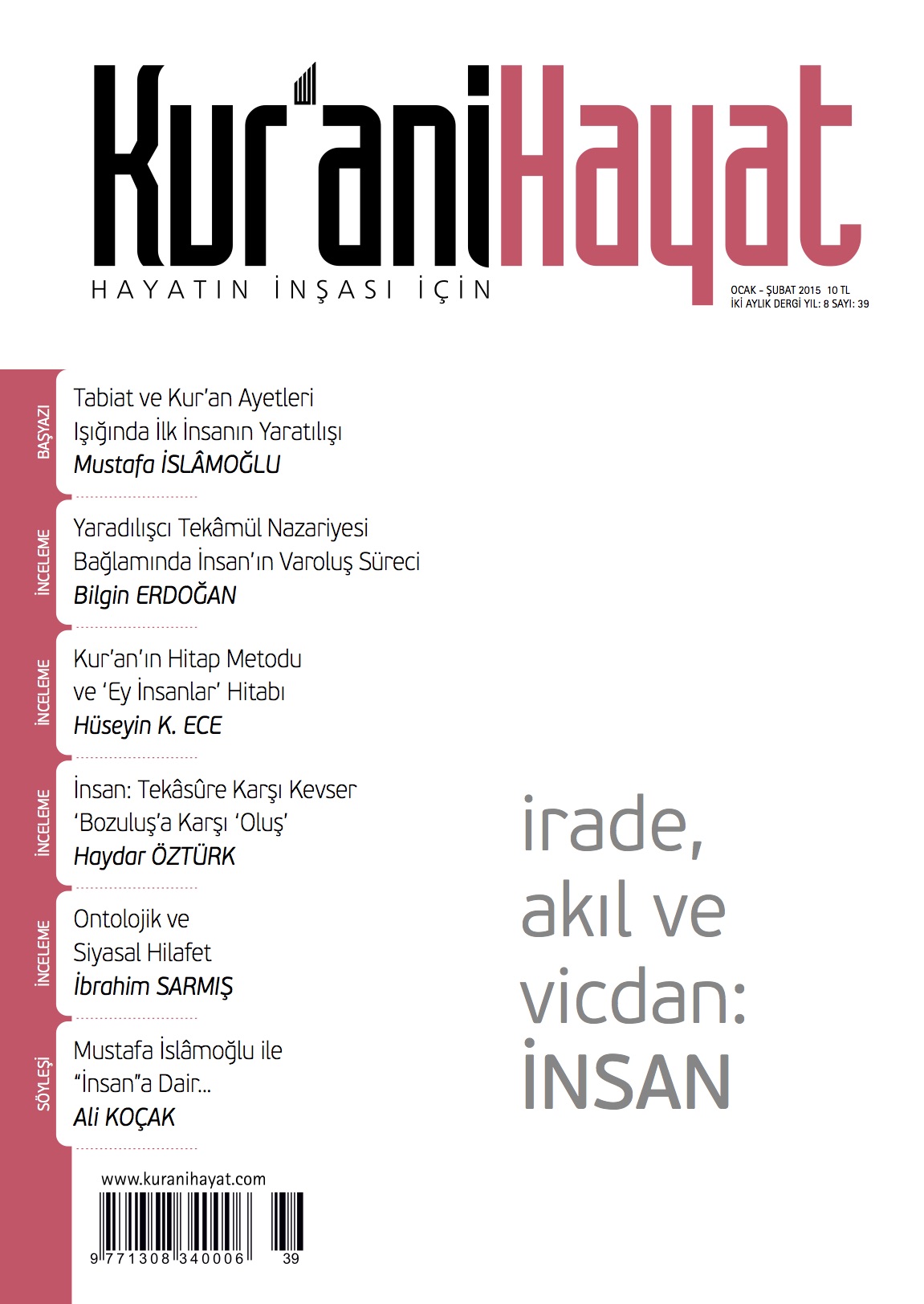 39. Sayı Kapağı