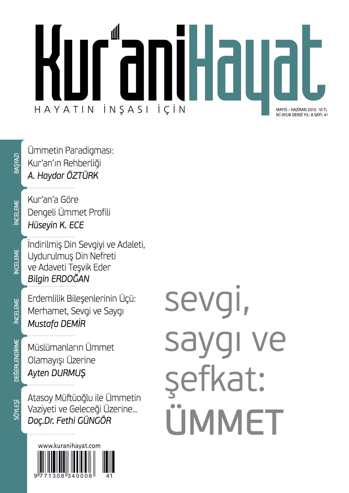 41. Sayı Kapağı