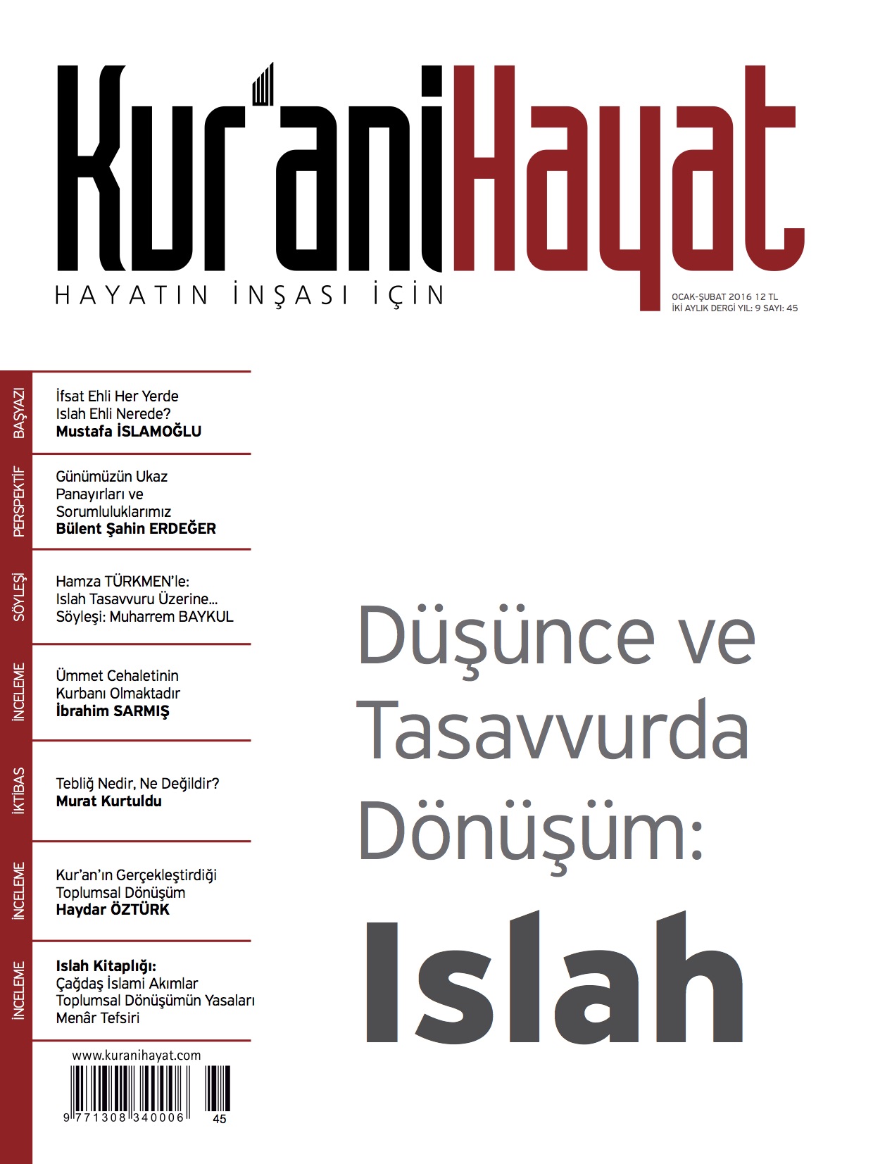 45. Sayı Kapağı