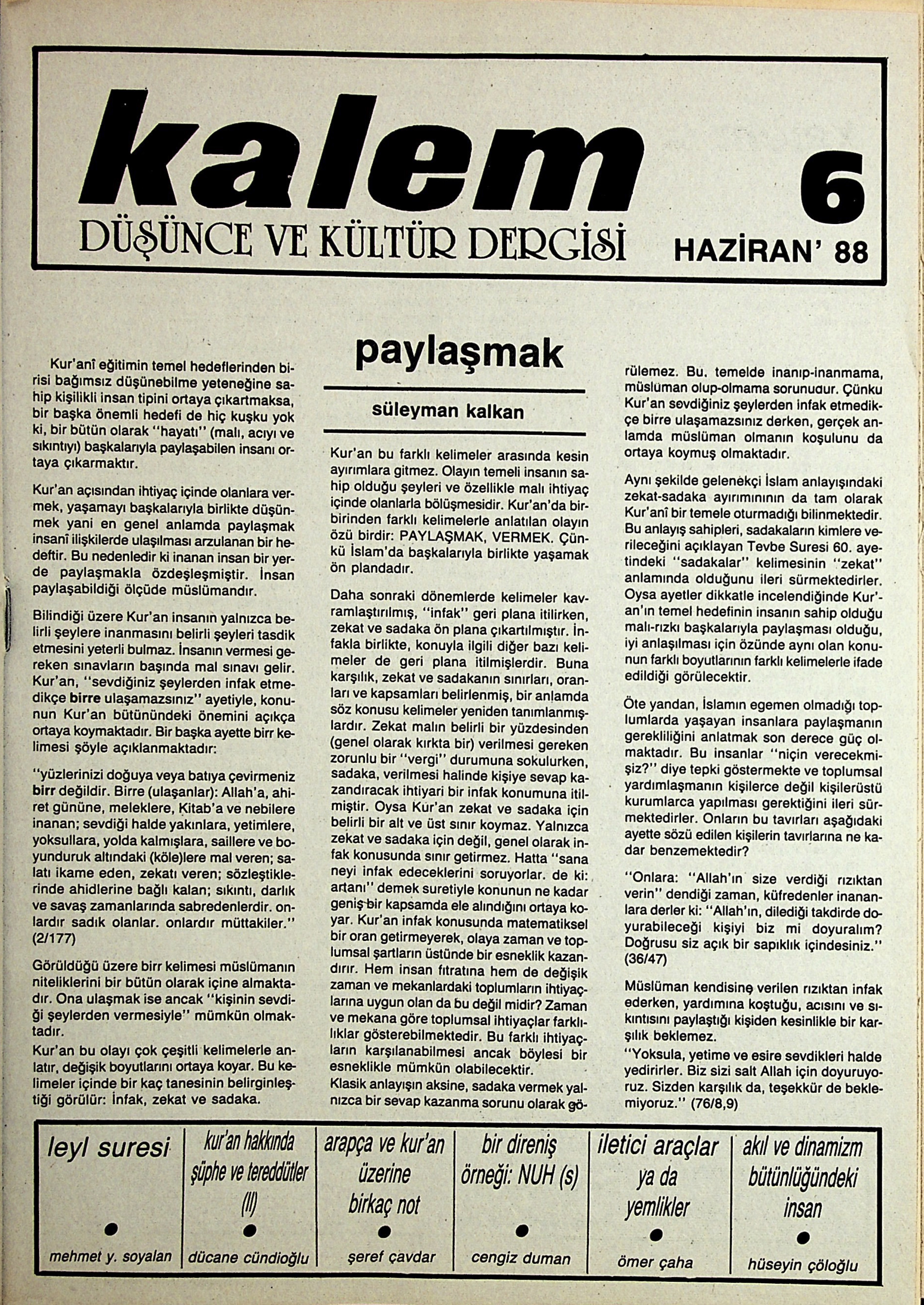 6. Sayı Kapağı