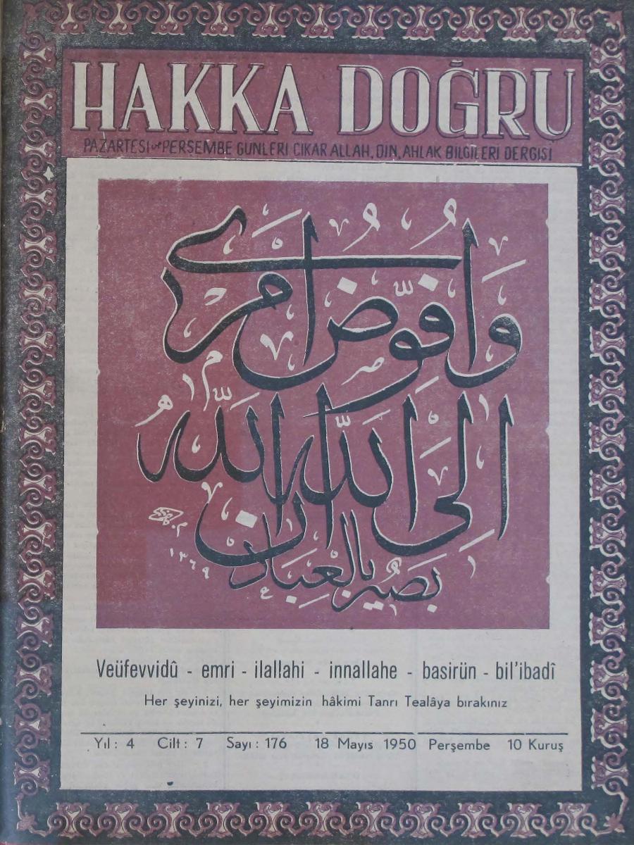 7. Cilt 176. Sayı Kapağı