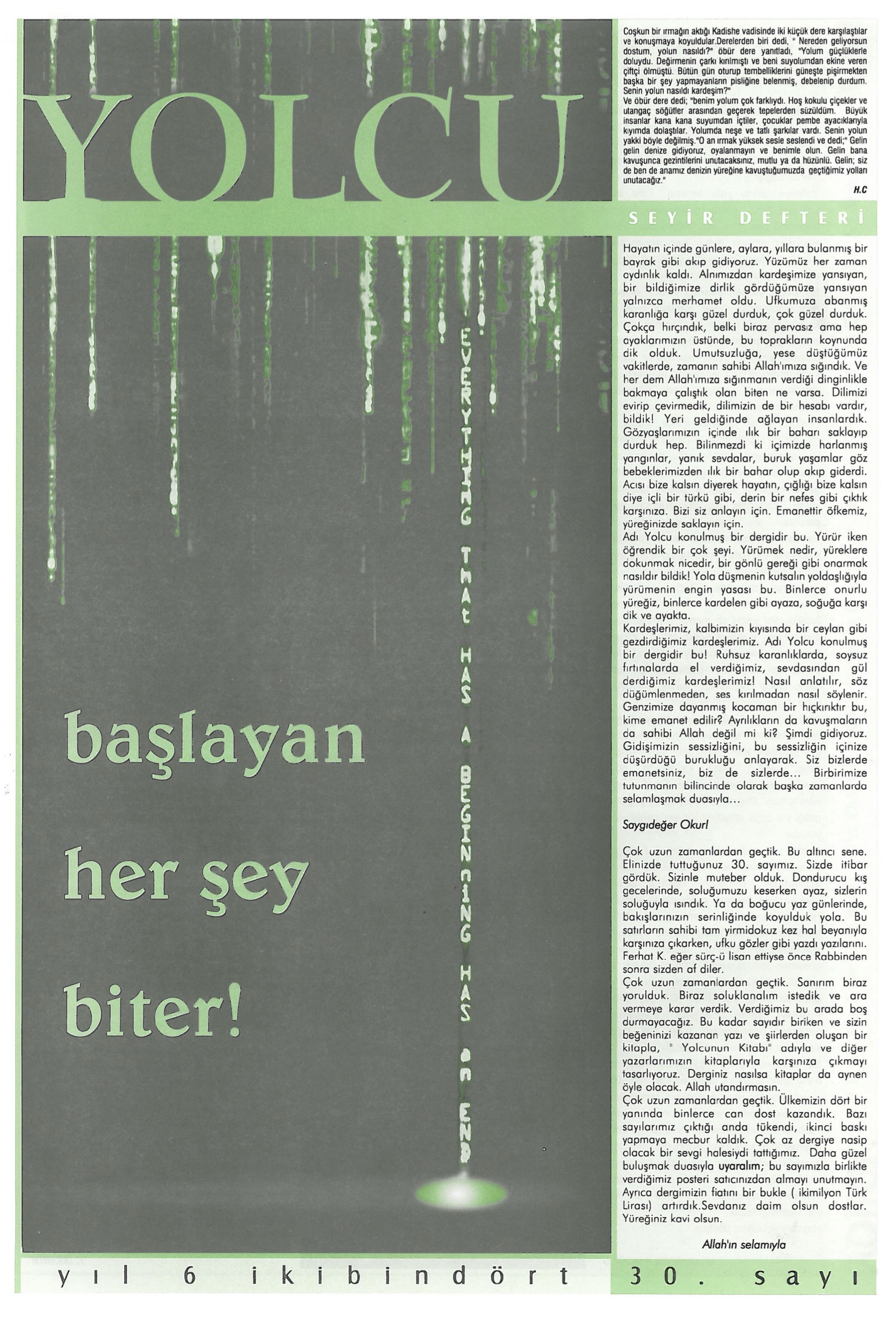 30. Sayı Kapağı