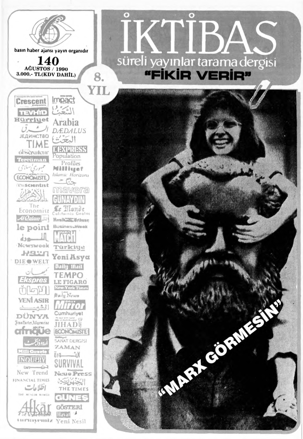 8. Cilt 140. Sayı Kapağı