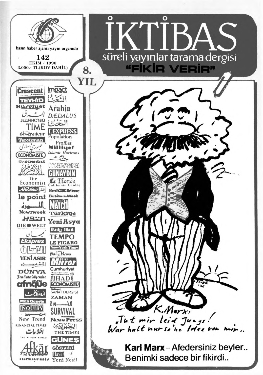 8. Cilt 142. Sayı Kapağı