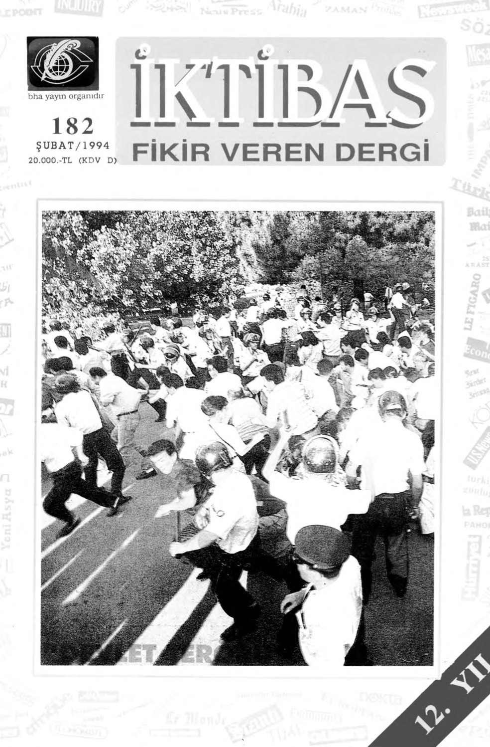 12. Cilt 182. Sayı Kapağı