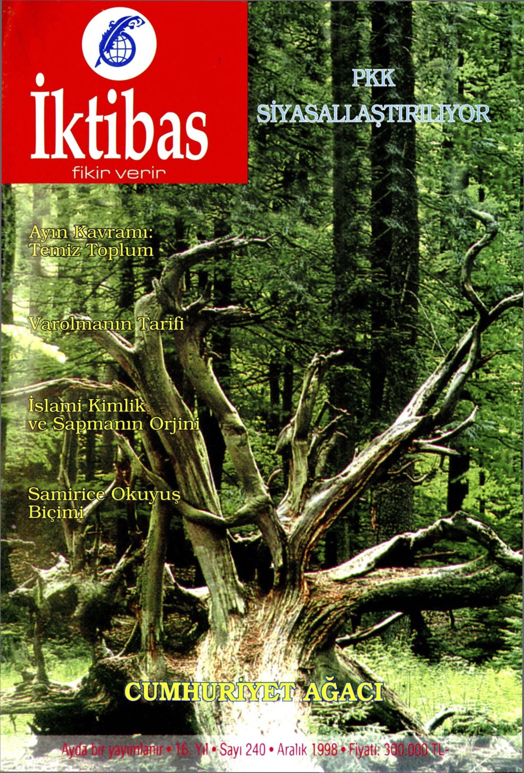 16. Cilt 240. Sayı Kapağı