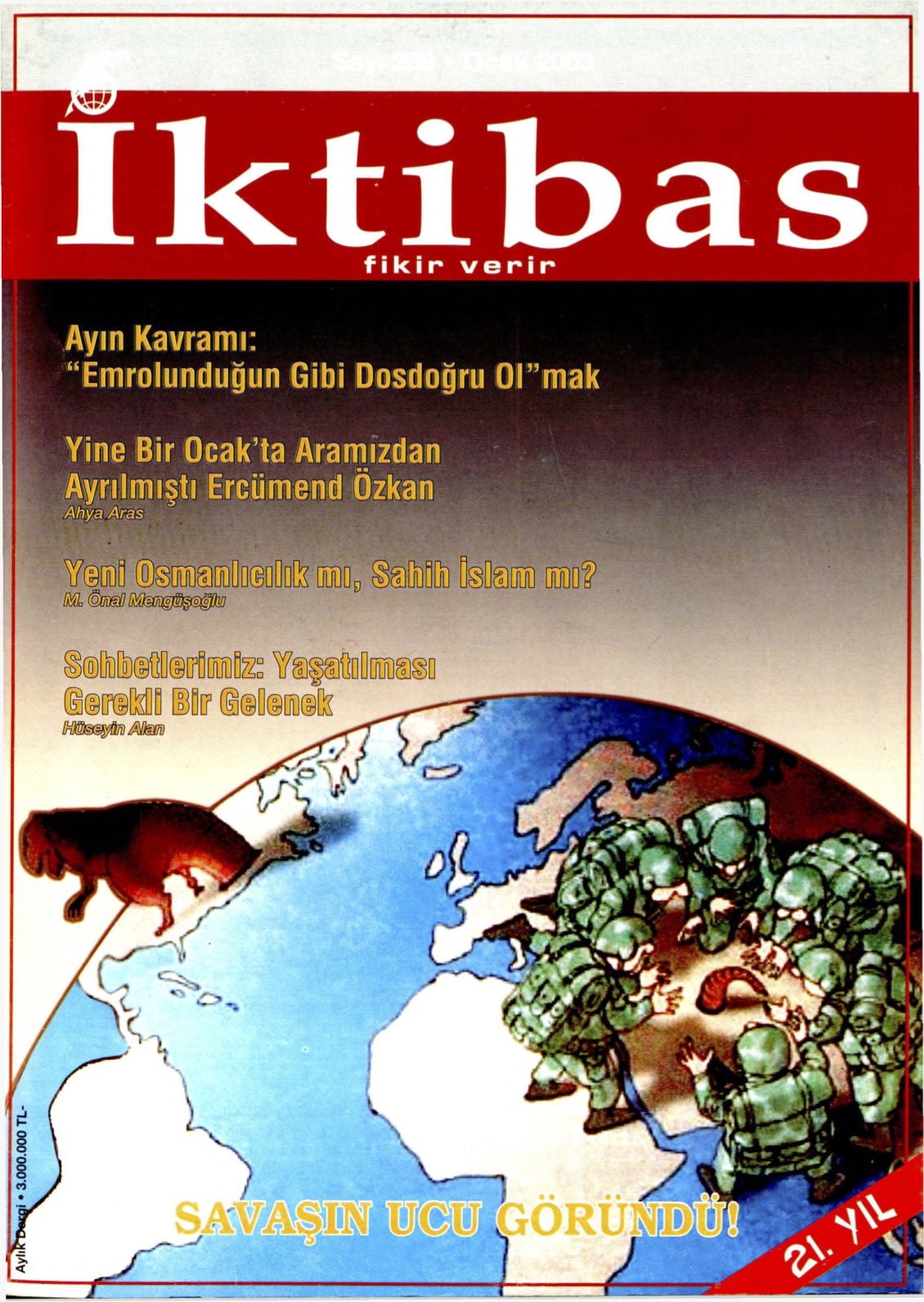 289. Sayı Kapağı