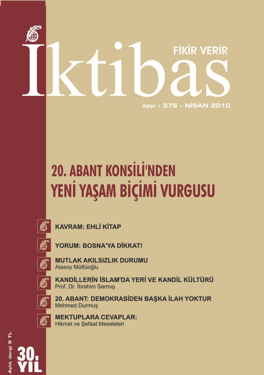 30. Cilt 376. Sayı Kapağı