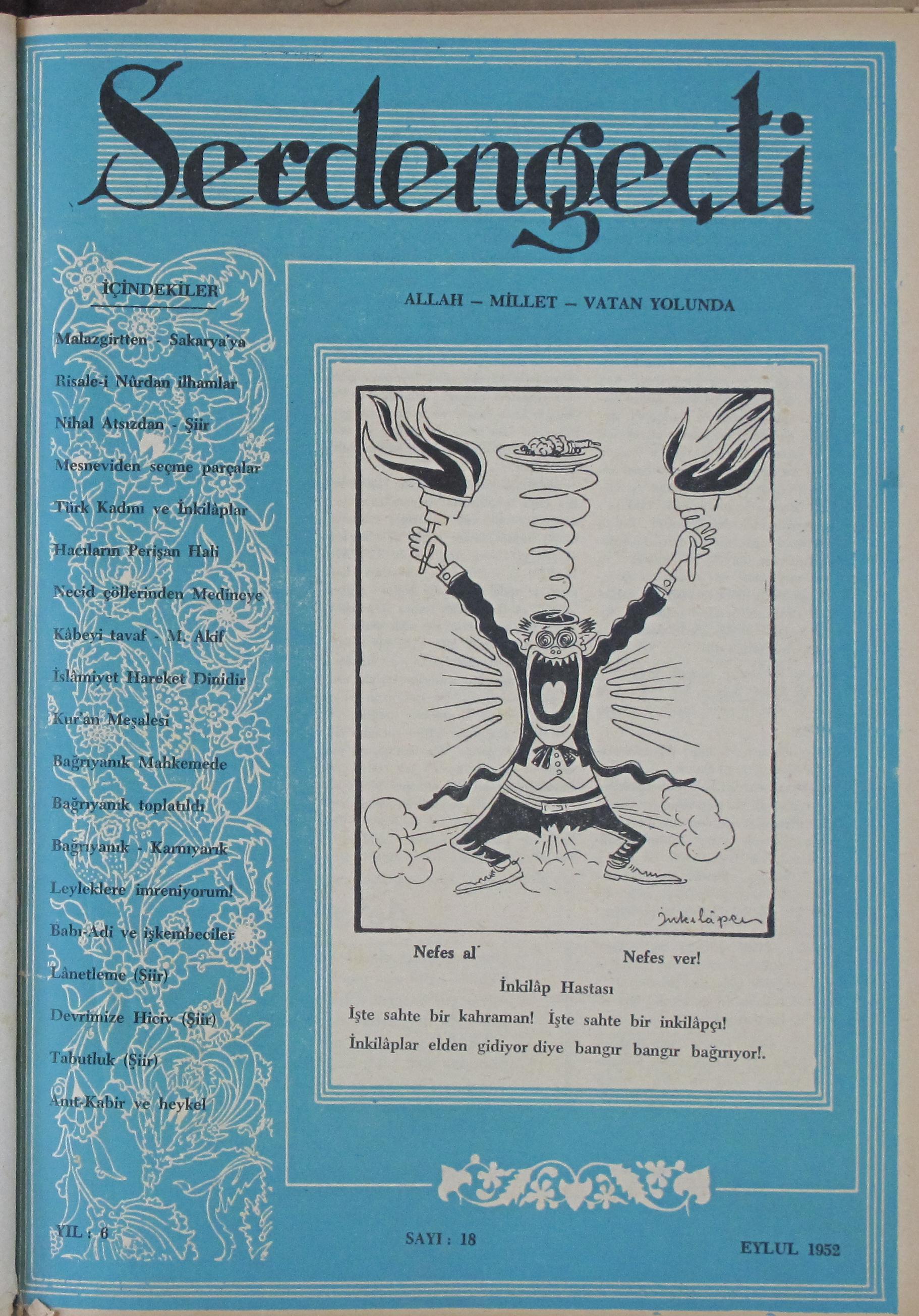 6. Cilt 18. Sayı Kapağı