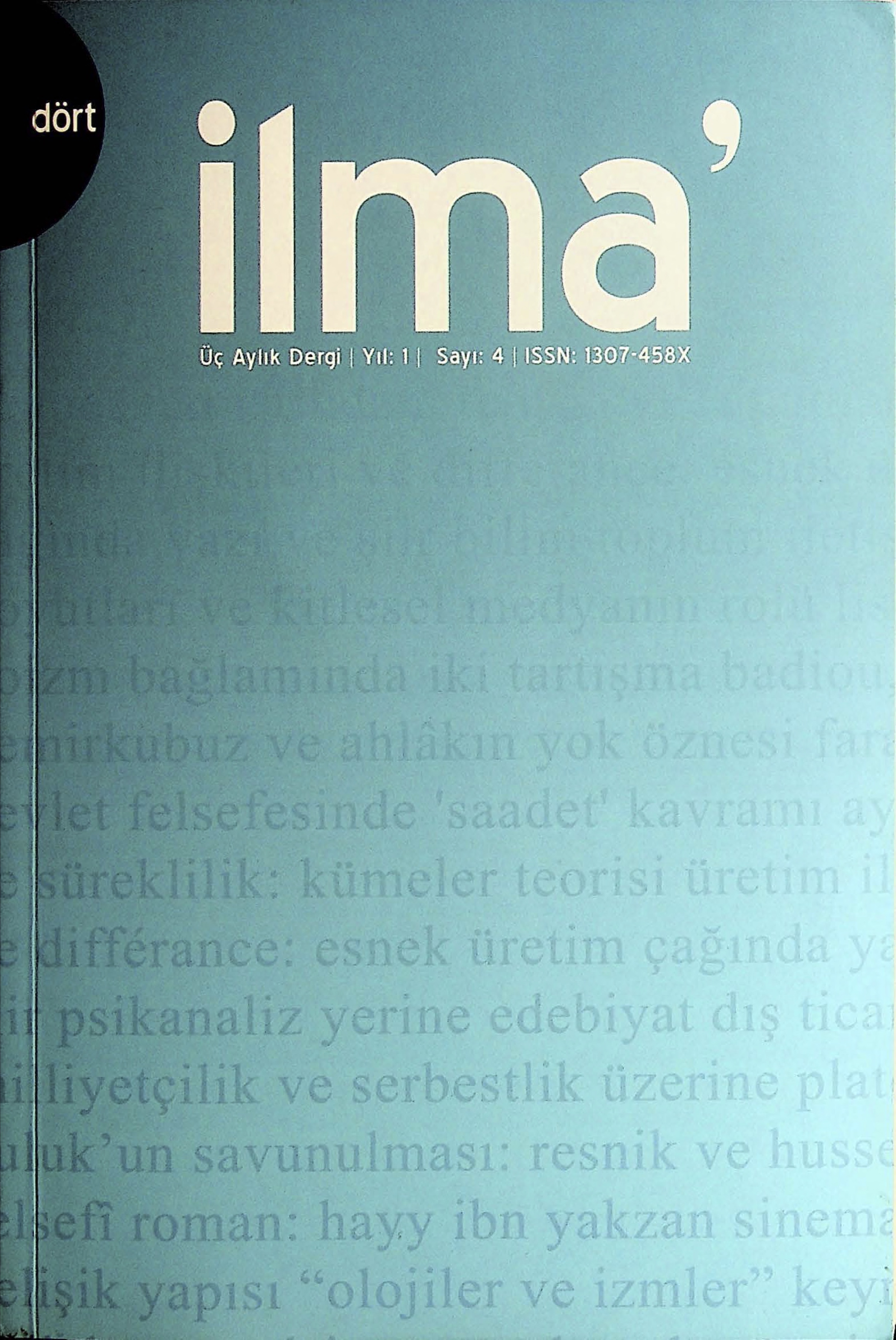 4. Sayı Kapağı